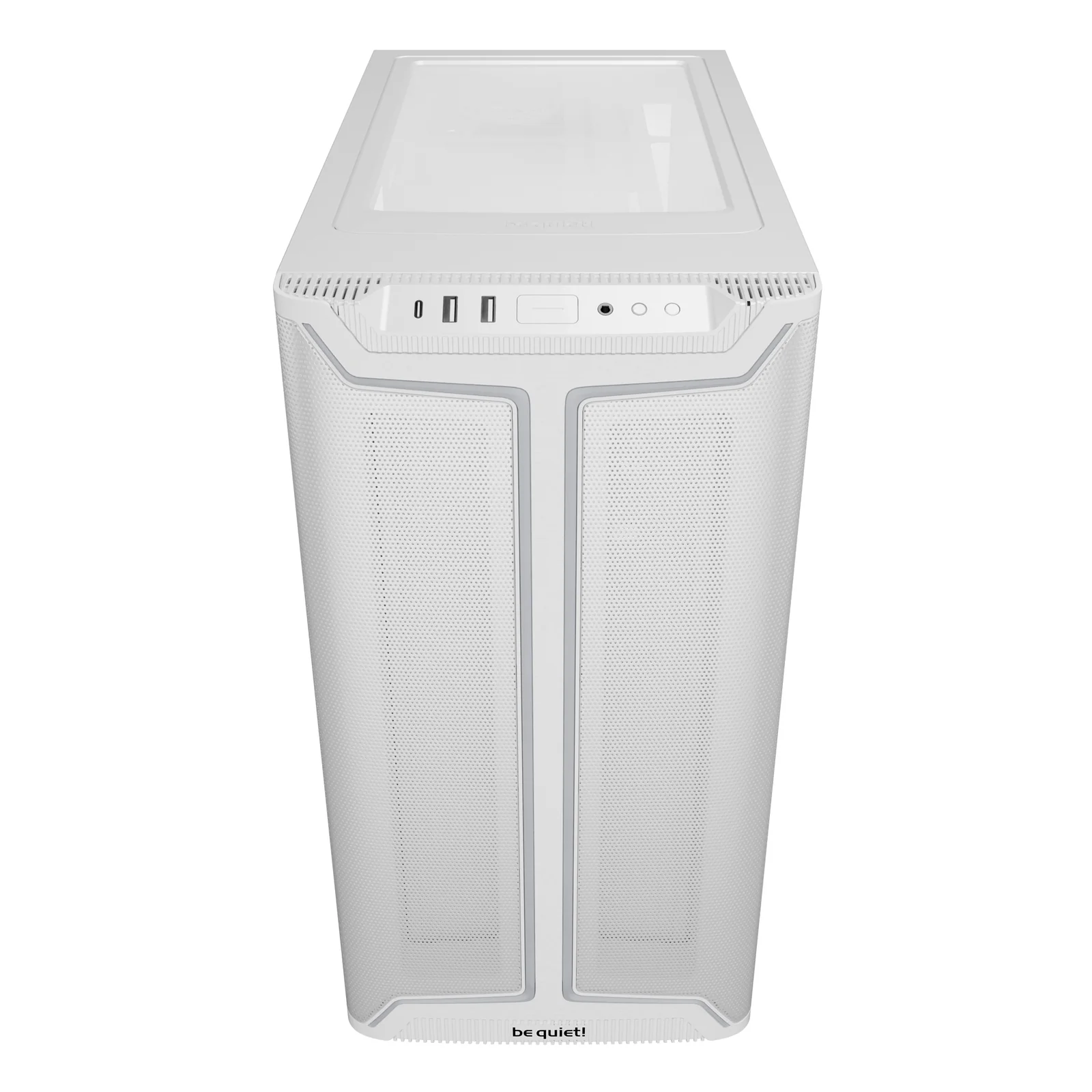 be quiet! Pure Base 501 Blanc | Boîtier PC vitré, Mini ATX / Micro ATX / ATX, 3 ventilateurs Pure Wings 3 140 mm PWM, bande ARGB