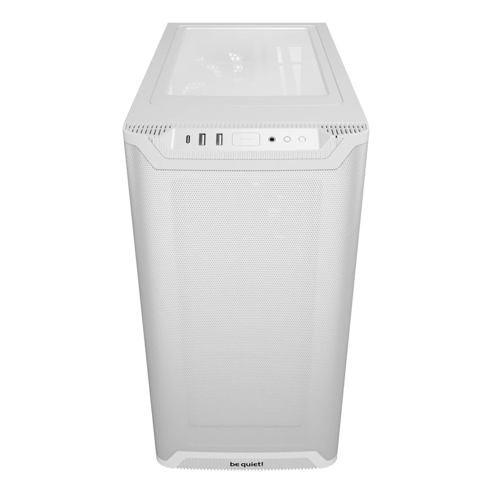 be quiet! Pure Base 501 Blanc | Boîtier PC vitré, Mini ATX / Micro ATX / ATX, 4 ventilateurs Light Wings LX PWM, ARGB