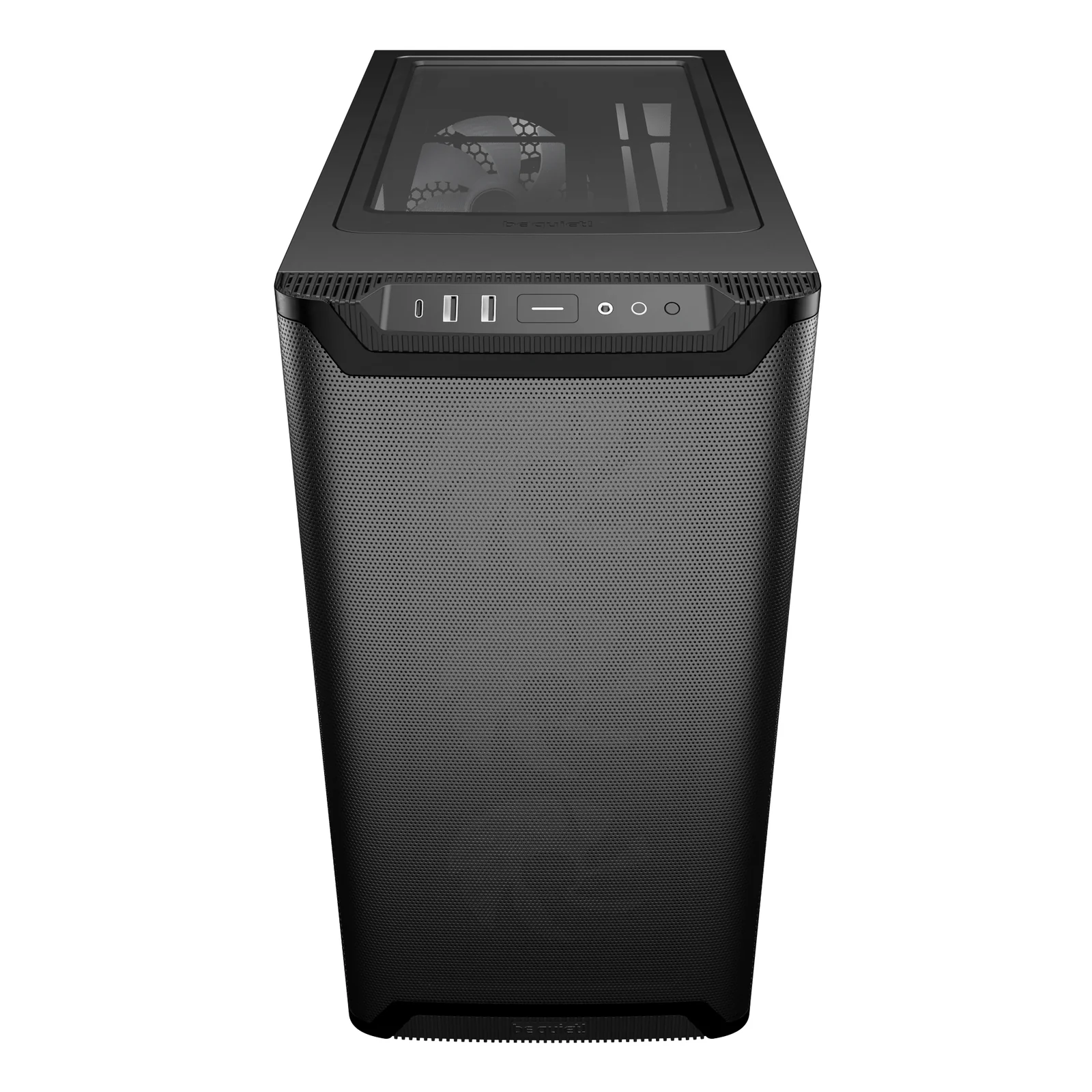 be quiet! Pure Base 501 Noir | Boîtier PC vitré, Mini ATX / Micro ATX / ATX, 4 ventilateurs Light Wings LX PWM, ARGB