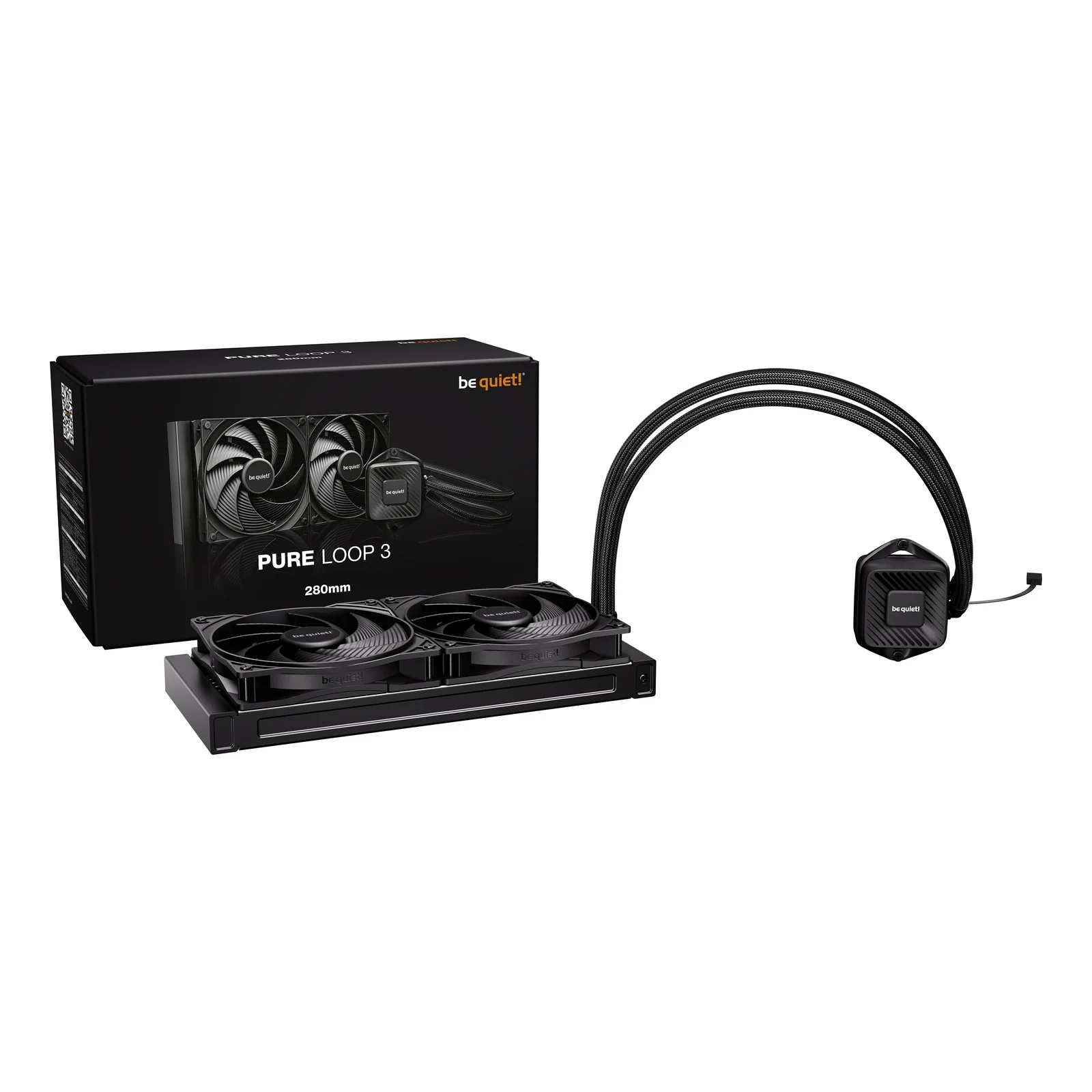 be quiet! PURE LOOP 3 Processeur Refroidisseur de liquide tout-en-un 14 cm Noir