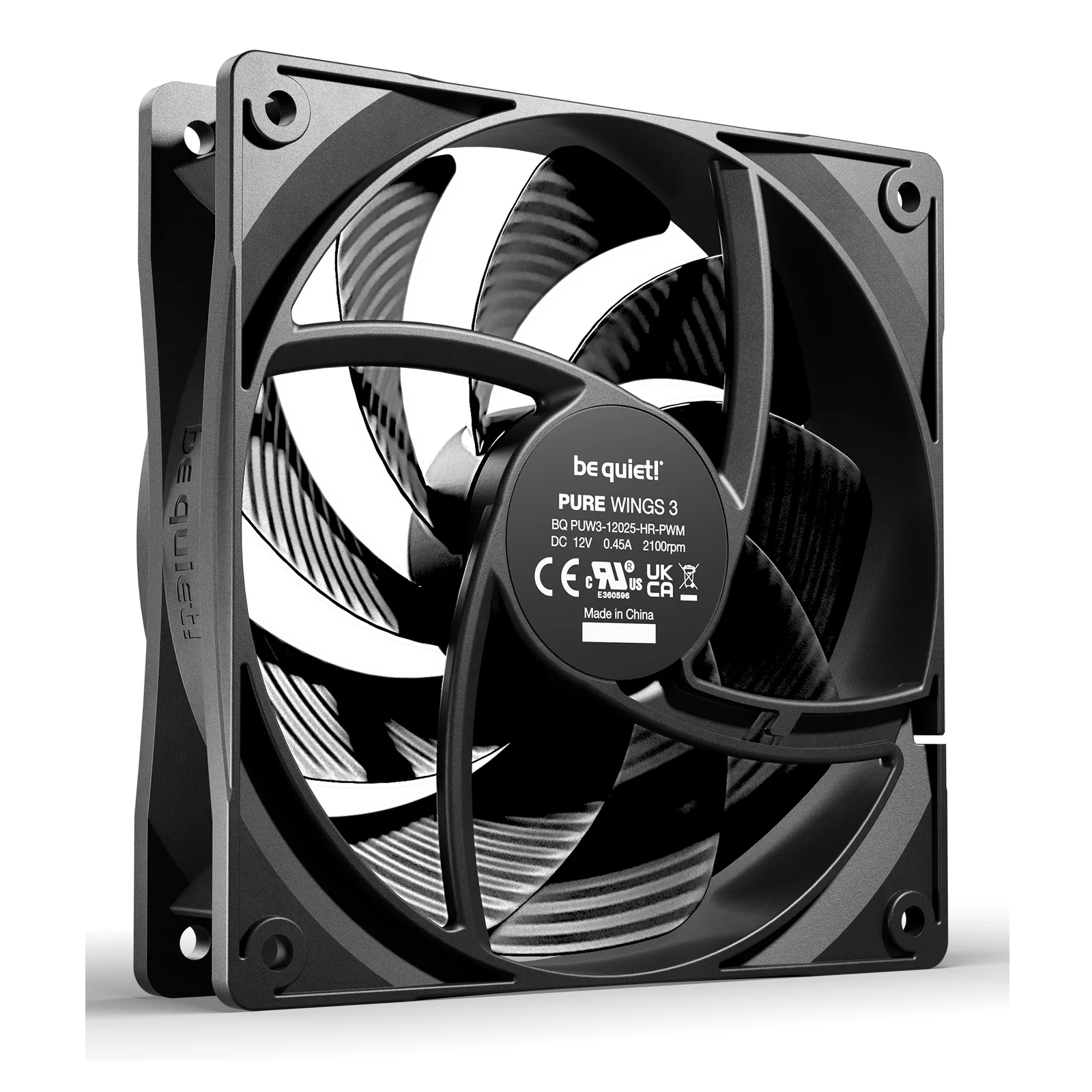 be quiet! Pure Wings 3 140 mm | Ventilateur PC silencieux high-speed | Pack de 3