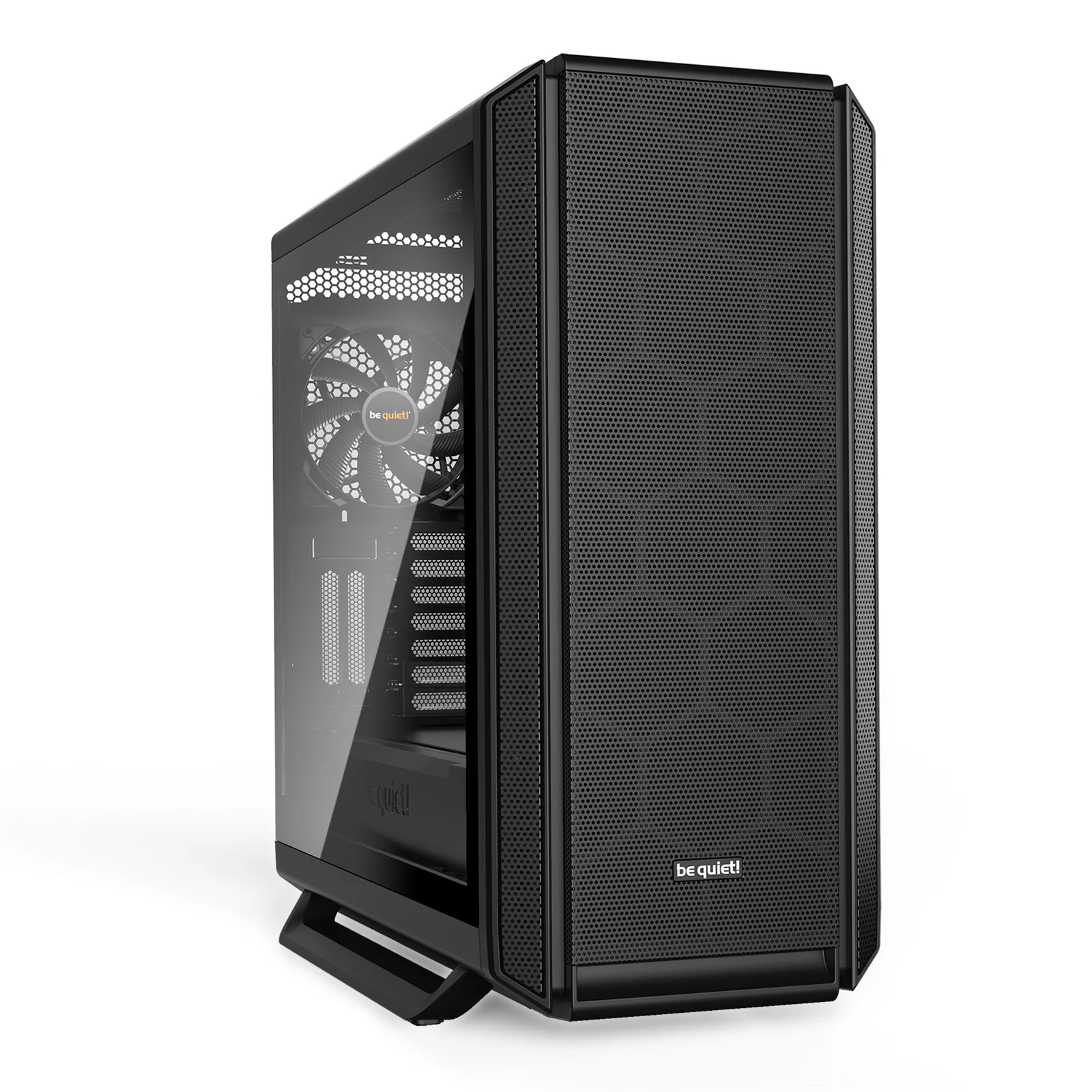 Silent Base 802 Noir | Boîtier PC ARGB vitré, Mini ITX / Micro ATX / ATX / E-ATX, 3 ventilateurs Pure Wings 140 mm