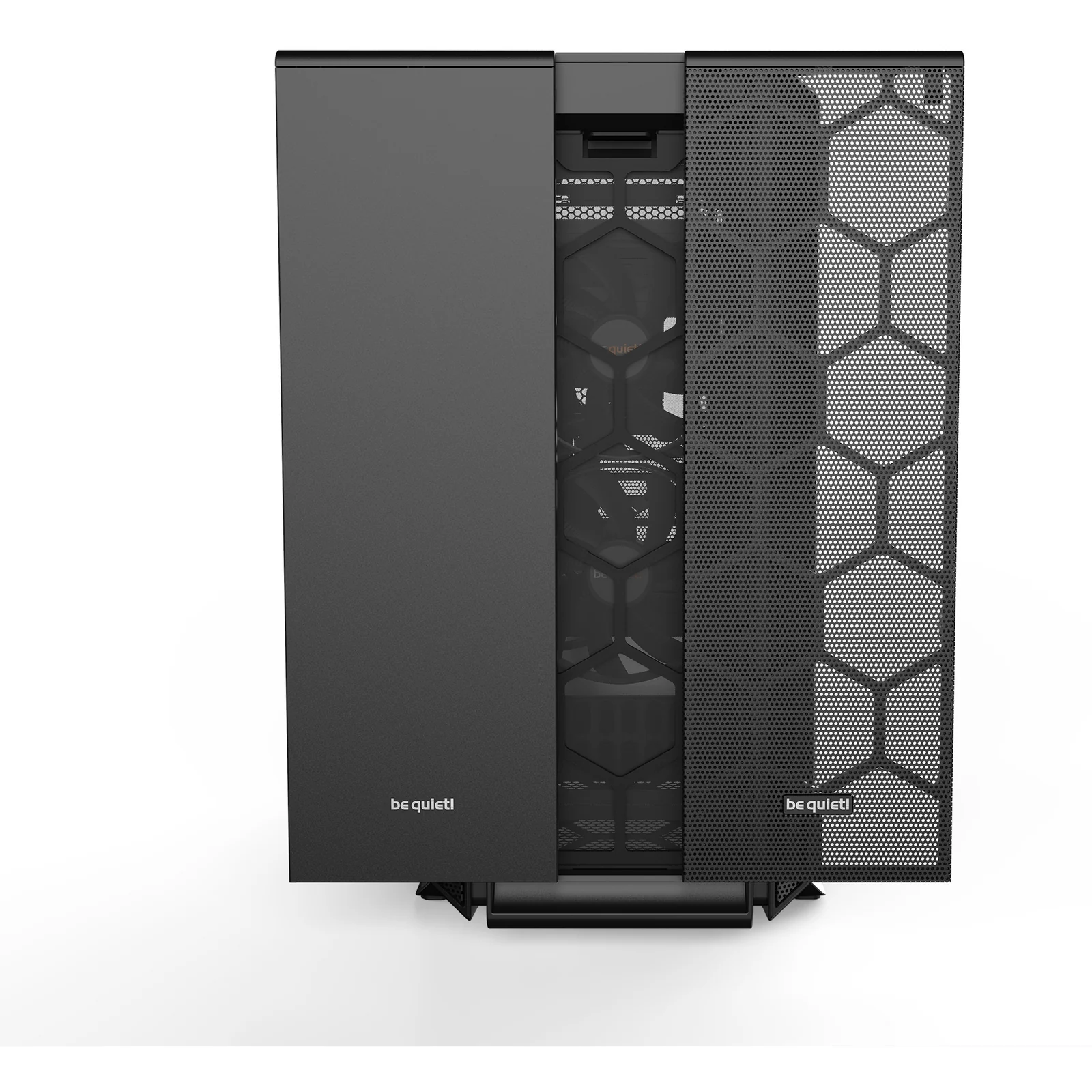 be quiet! Silent Base 802 Noir | Boîtier PC ARGB vitré, Mini ITX / Micro ATX / ATX / E-ATX, 3 ventilateurs Pure Wings 140 mm