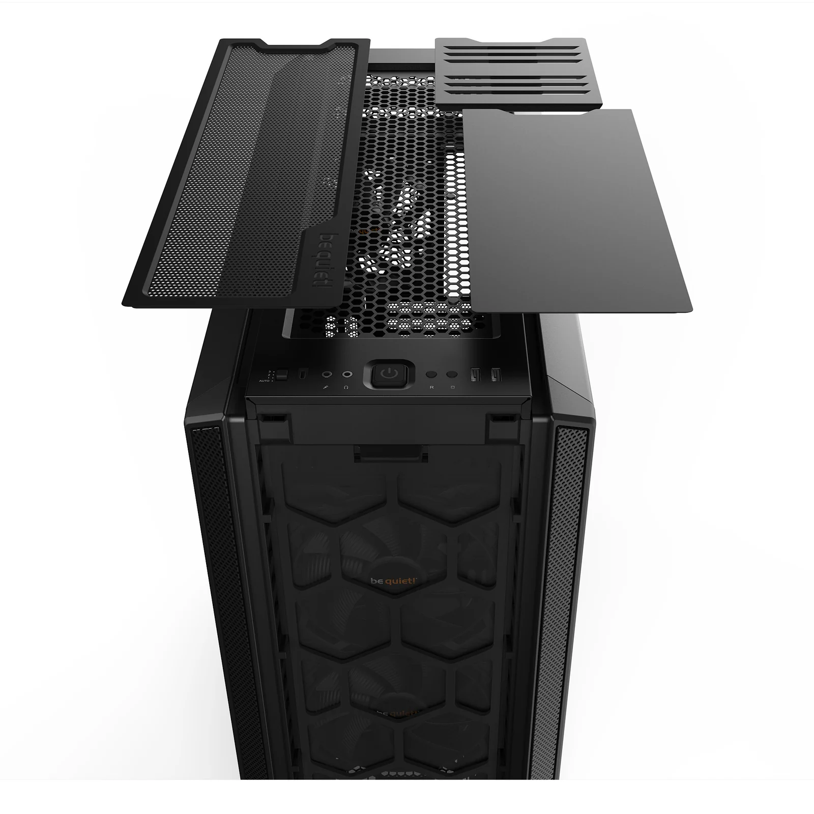be quiet! Silent Base 802 Noir | Boîtier PC ARGB vitré, Mini ITX / Micro ATX / ATX / E-ATX, 3 ventilateurs Pure Wings 140 mm