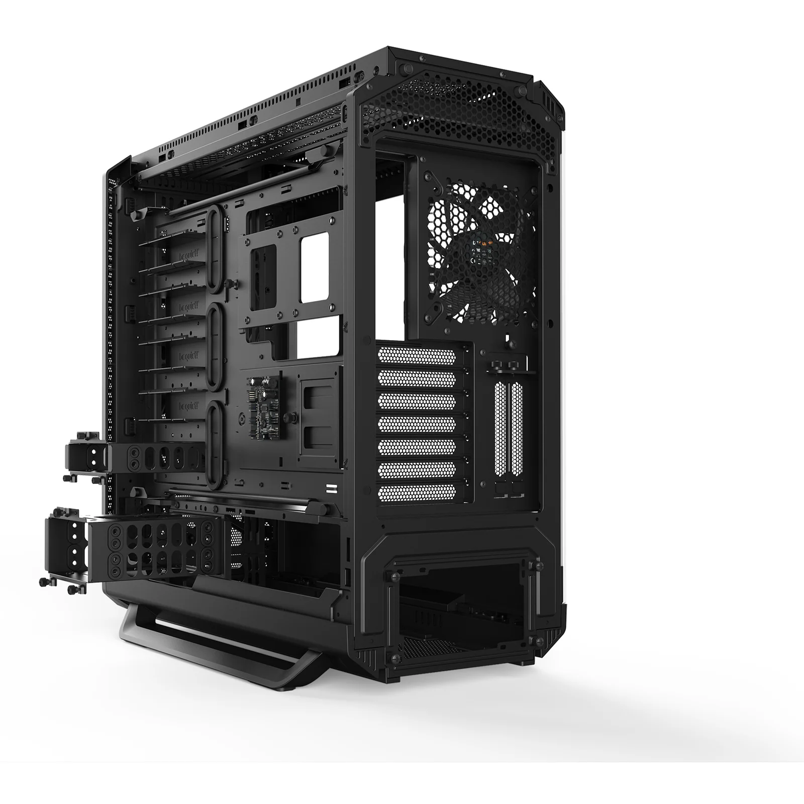 be quiet! Silent Base 802 Noir | Boîtier PC ARGB vitré, Mini ITX / Micro ATX / ATX / E-ATX, 3 ventilateurs Pure Wings 140 mm