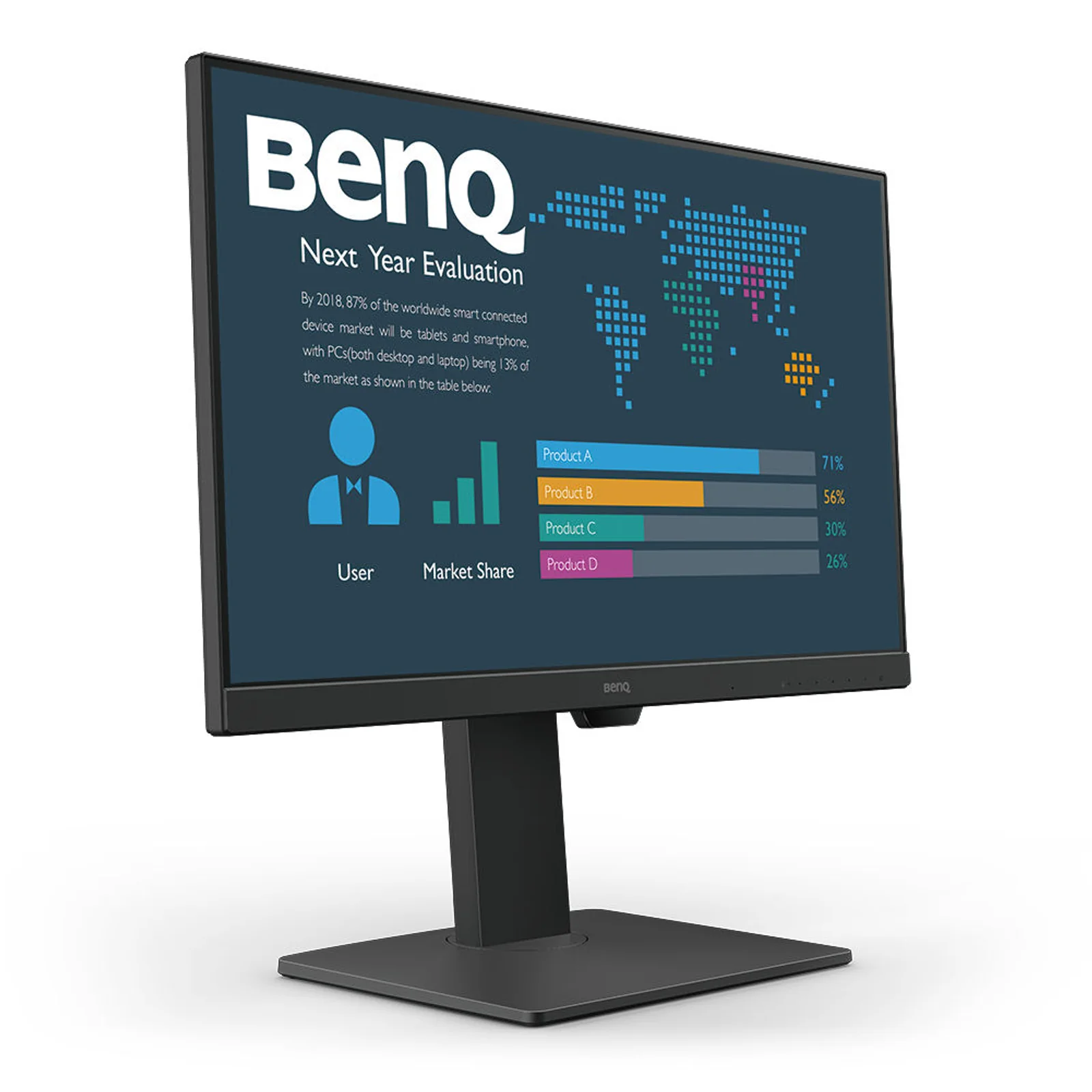 BenQ BL2786TC écran plat de PC 68,6 cm (27") 1920 x 1080 pixels Full HD Noir