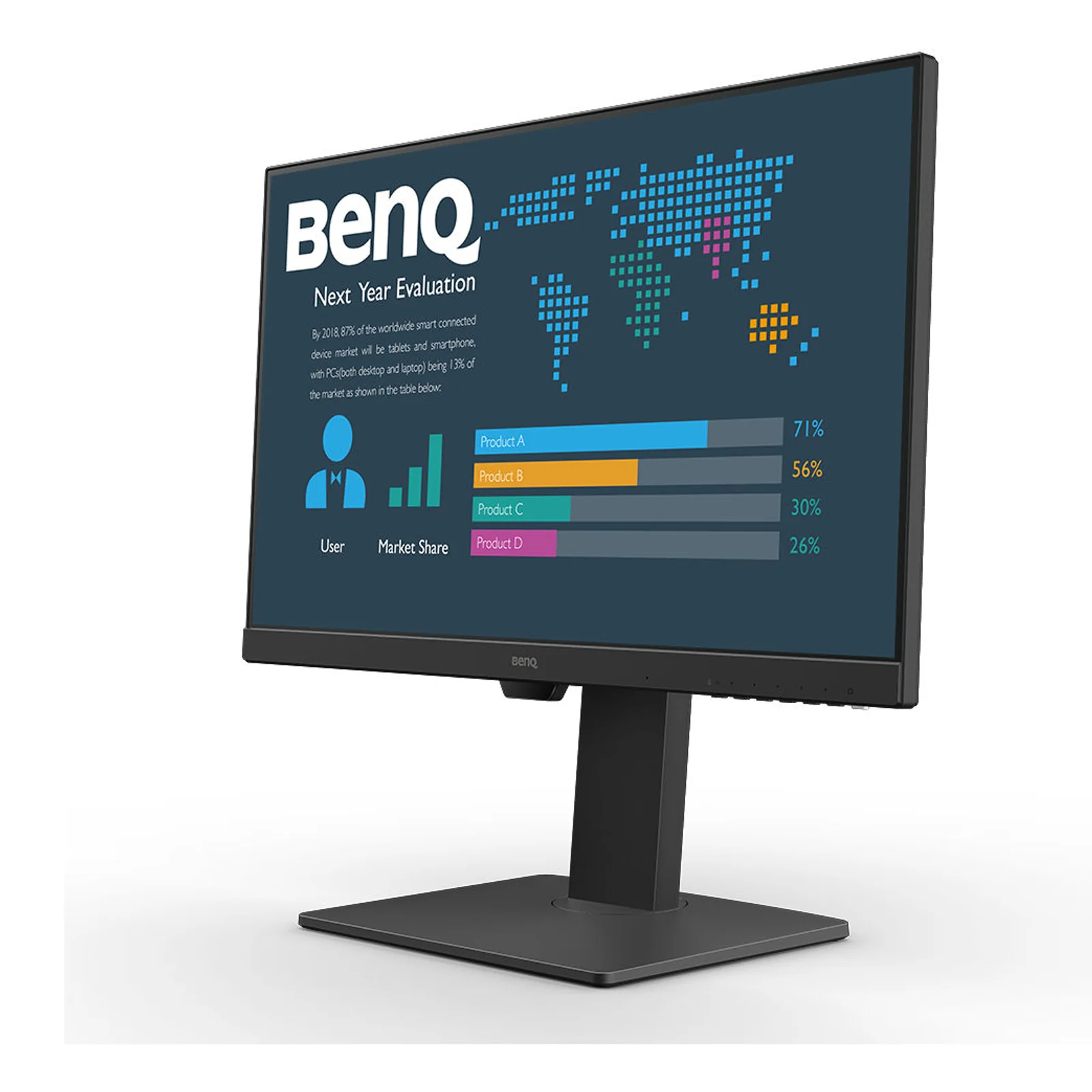 BenQ BL2786TC écran plat de PC 68,6 cm (27") 1920 x 1080 pixels Full HD Noir
