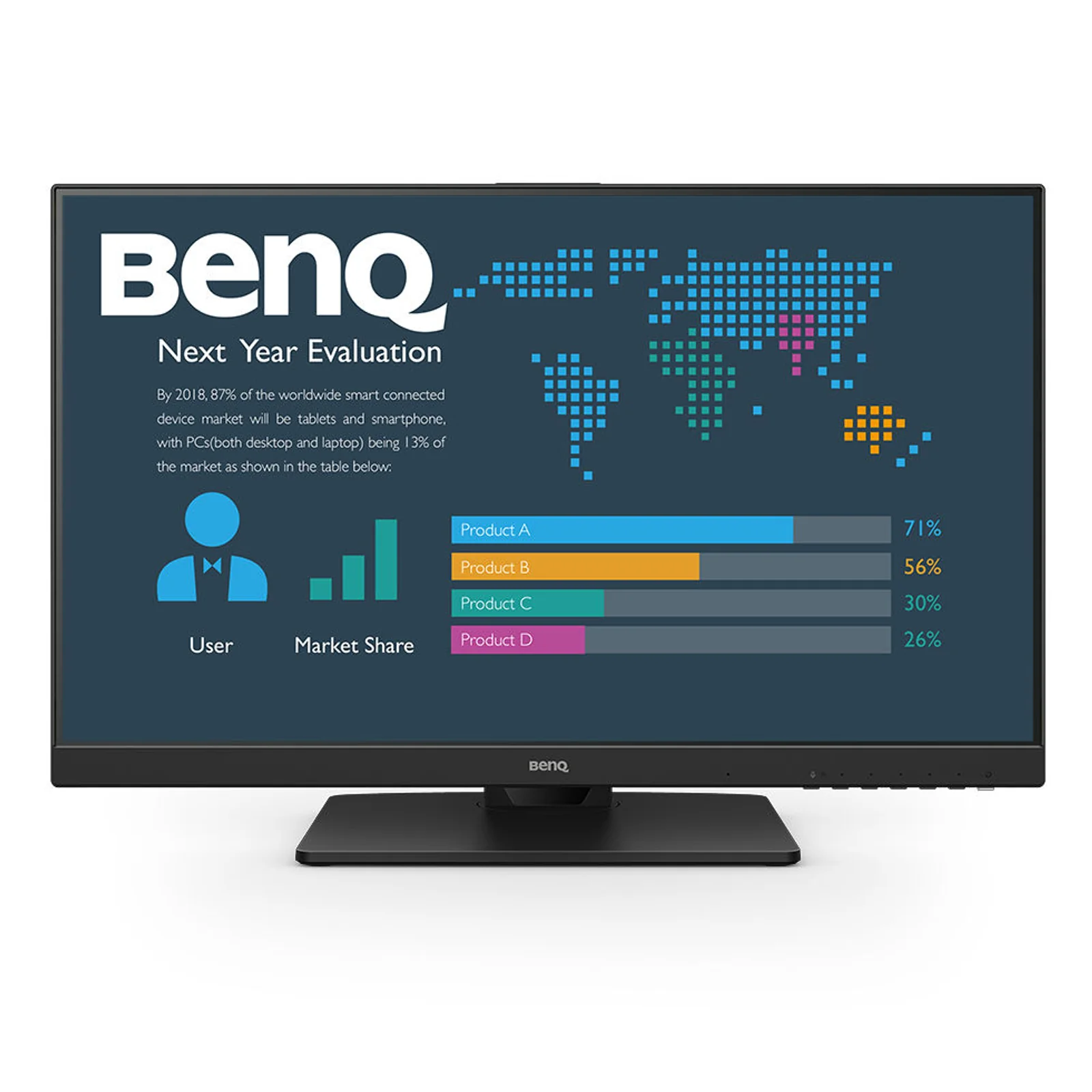 BenQ BL2786TC écran plat de PC 68,6 cm (27") 1920 x 1080 pixels Full HD Noir