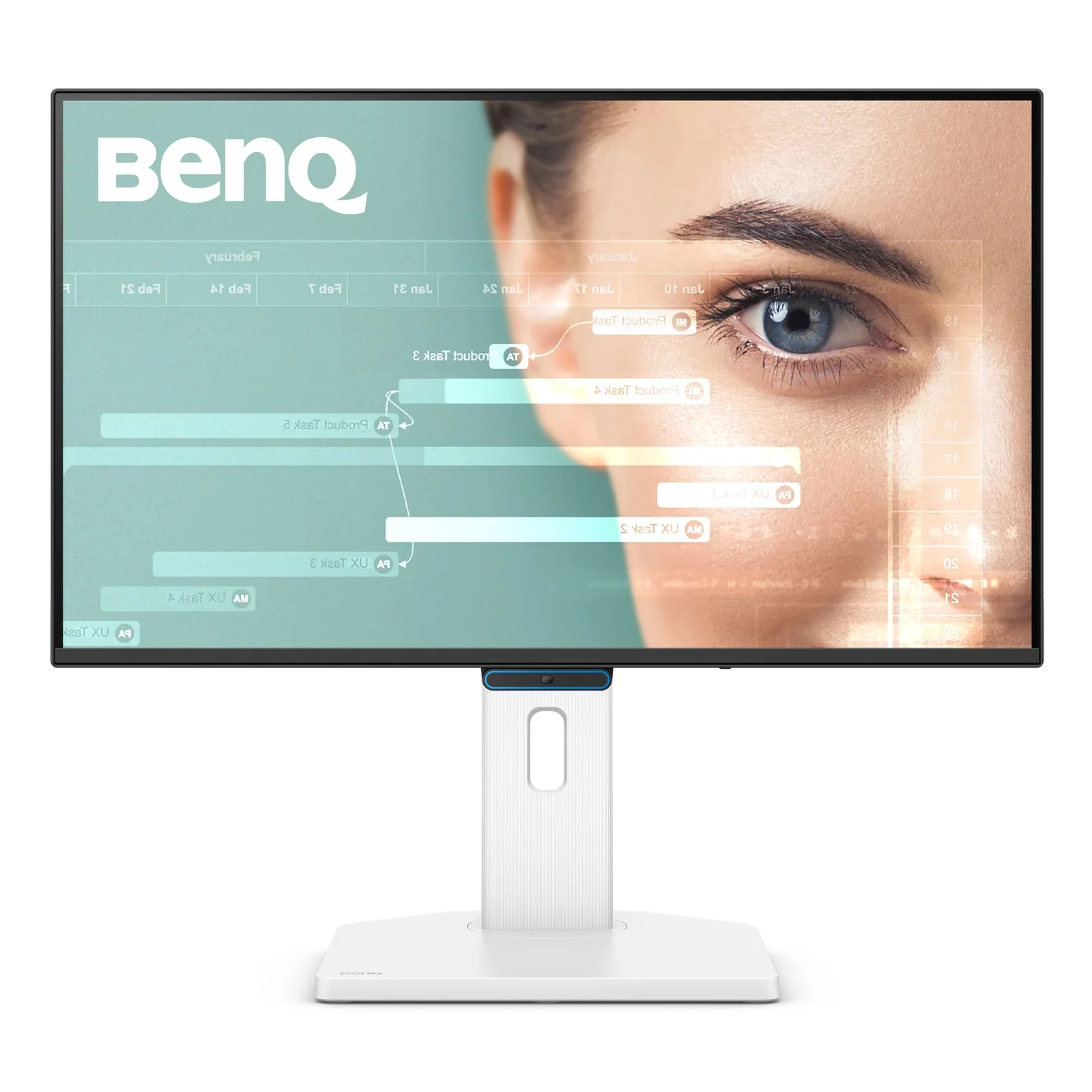 GW2490TC écran plat de PC 61 cm (24") 1920 x 1080 pixels Full HD LED Noir, Blanc