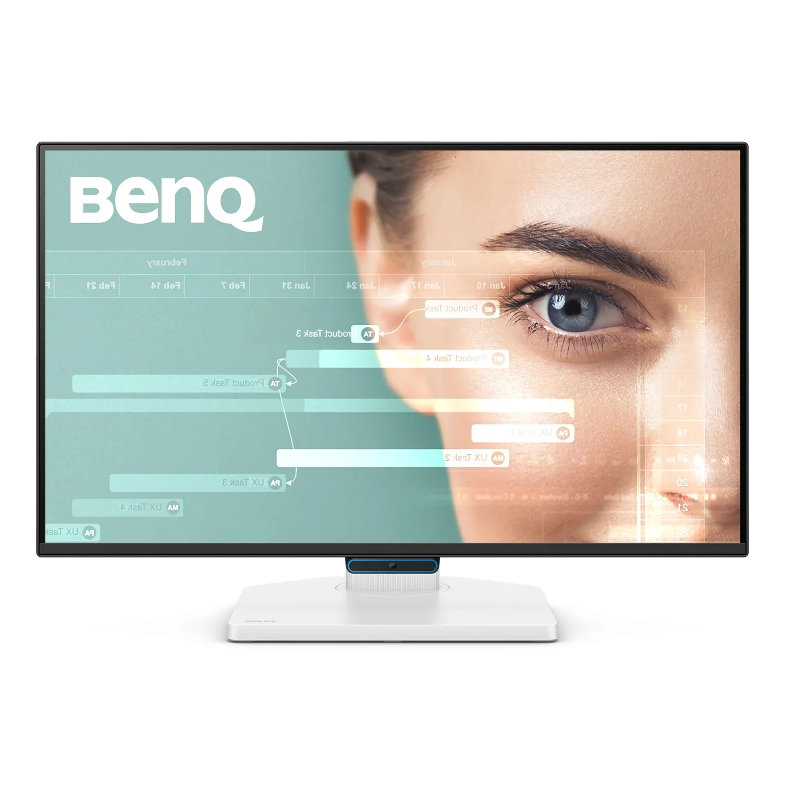 BenQ GW2490TC écran plat de PC 61 cm (24") 1920 x 1080 pixels Full HD LED Noir, Blanc