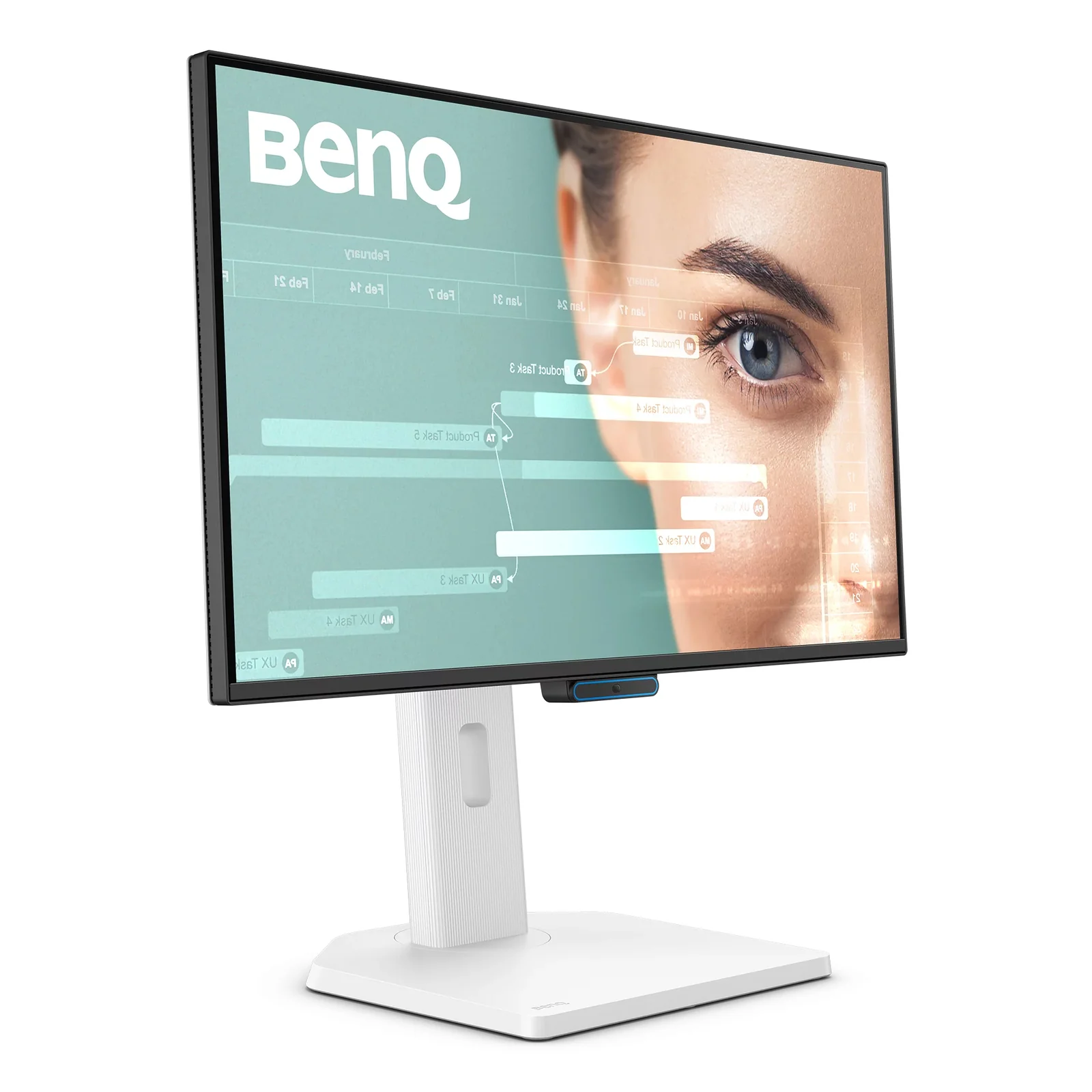 BenQ GW2490TC écran plat de PC 61 cm (24") 1920 x 1080 pixels Full HD LED Noir, Blanc