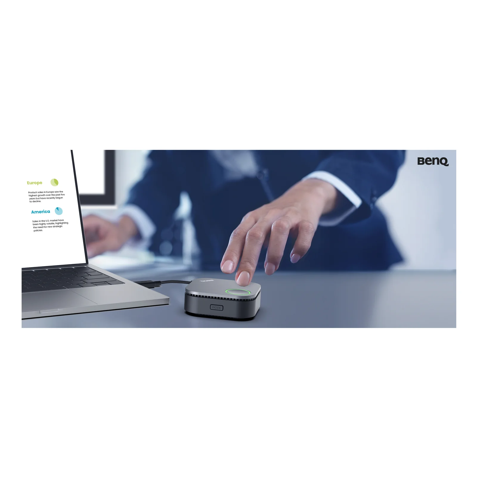 BenQ InstaShow WDC15 système de présentation sans fil HDMI Bureau