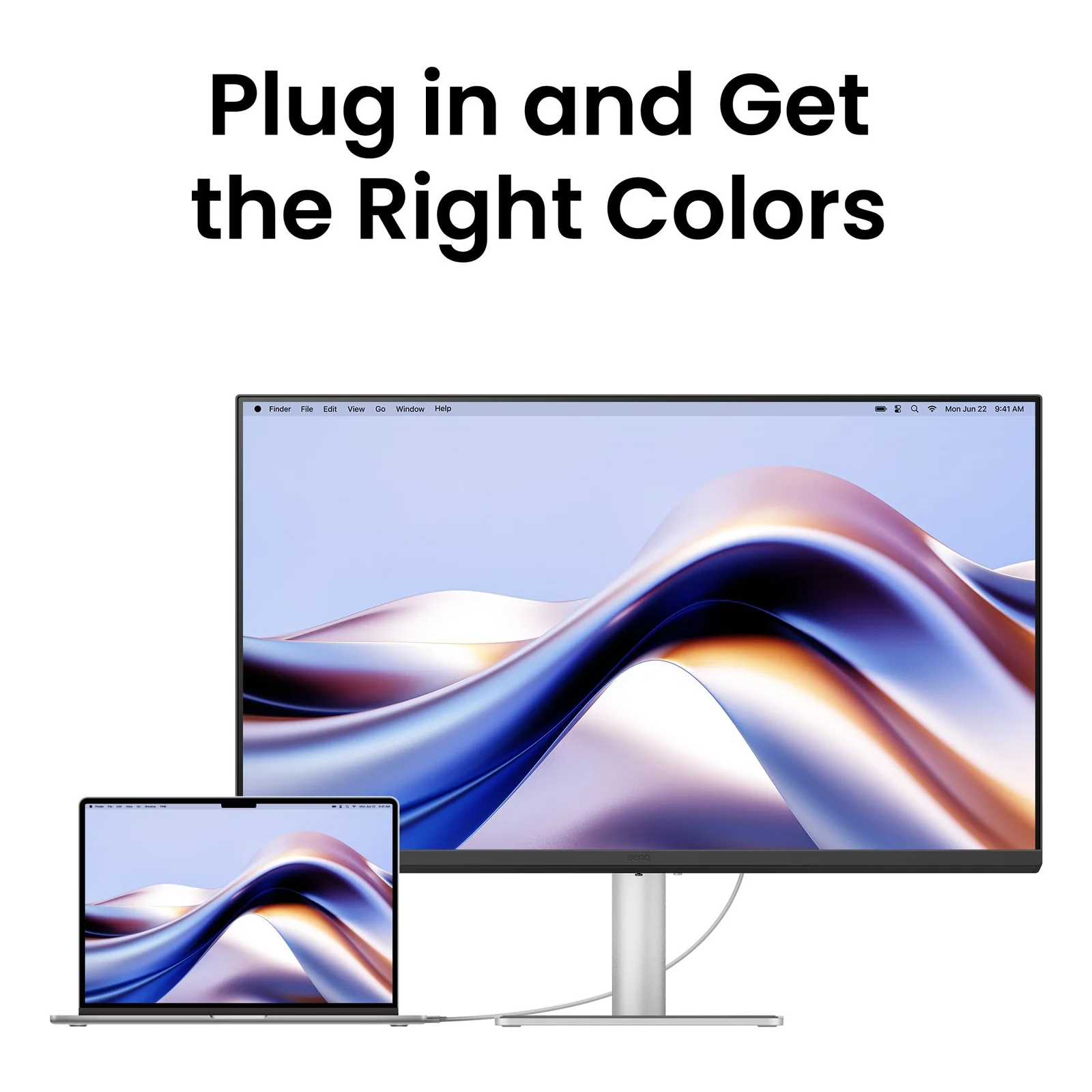 BenQ MA270U écran plat de PC 68,6 cm (27") 3840 x 2160 pixels 4K Ultra HD Blanc