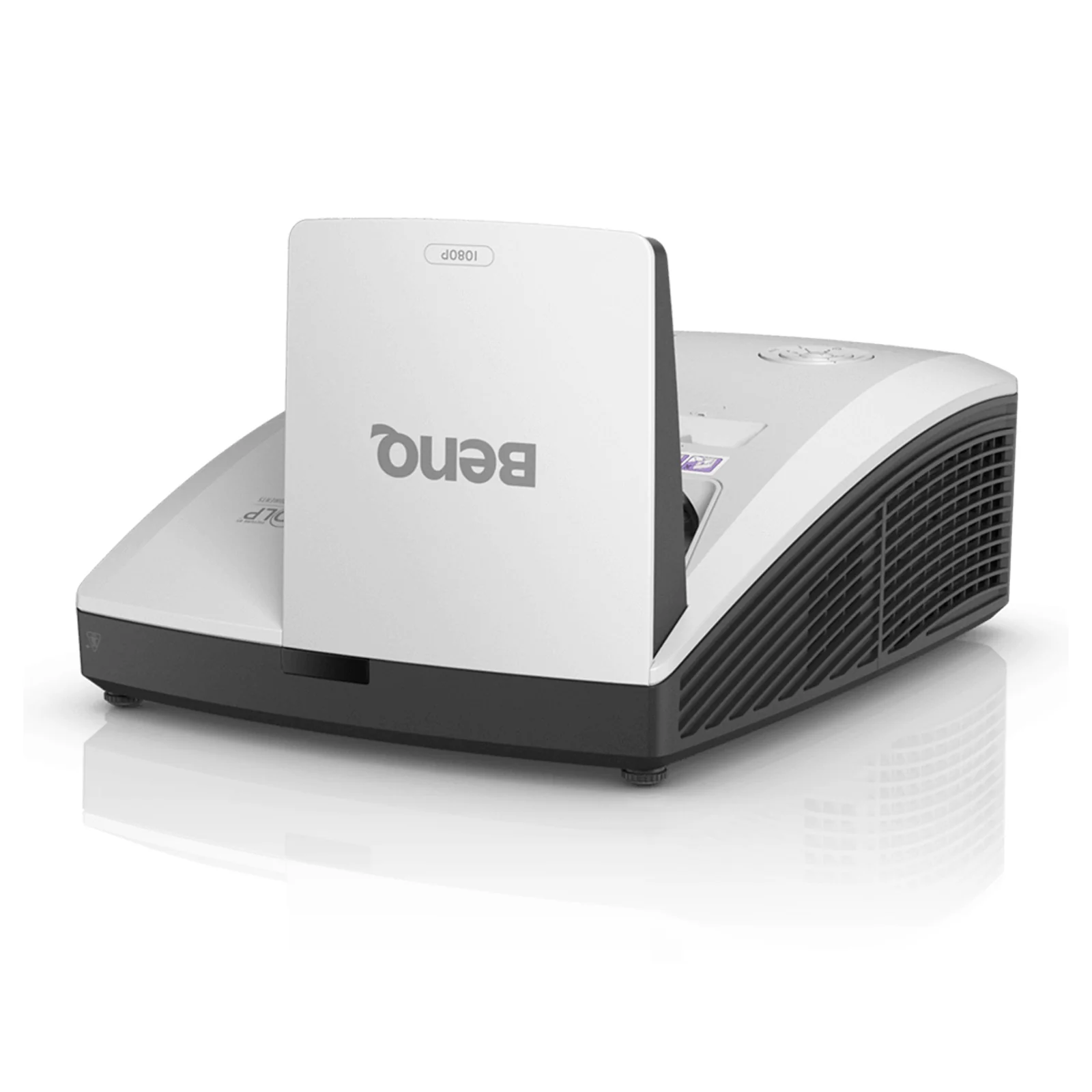 BenQ MH856UST+ vidéo-projecteur Projecteur à focale ultra courte 3500 ANSI lumens DLP 1080p (1920x1080) Compatibilité 3D Noir, Blanc