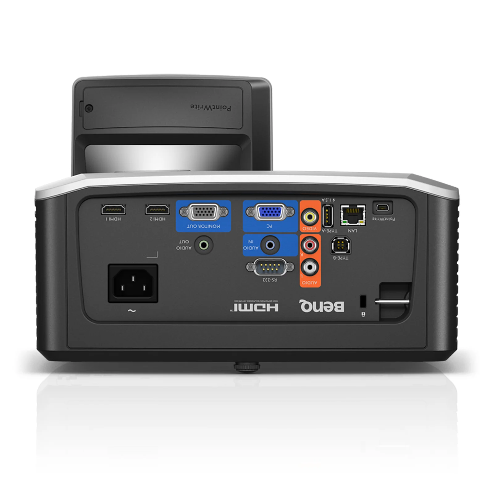 BenQ MH856UST+ vidéo-projecteur Projecteur à focale ultra courte 3500 ANSI lumens DLP 1080p (1920x1080) Compatibilité 3D Noir, Blanc