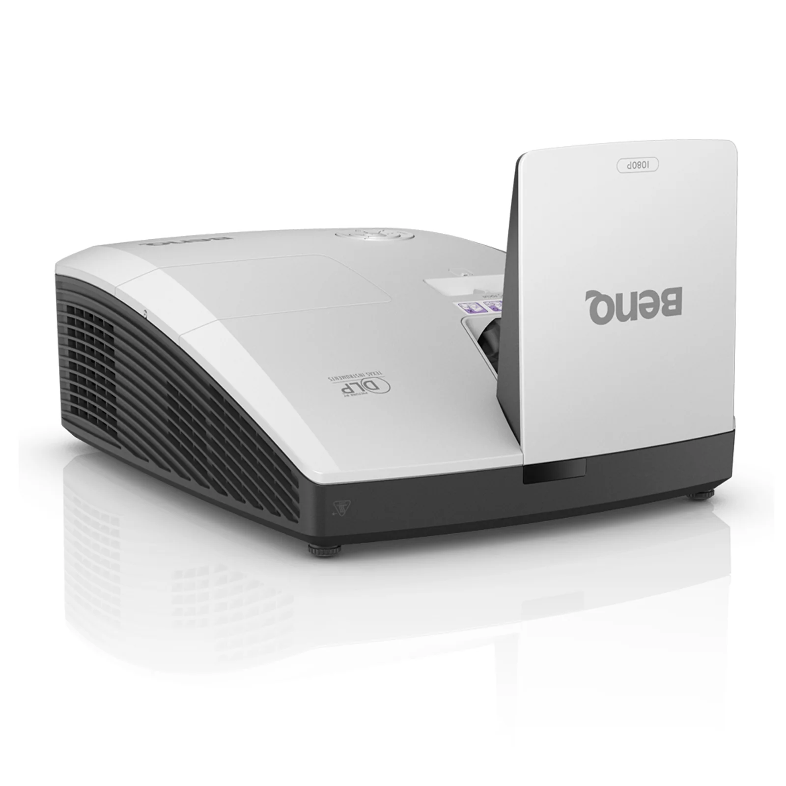BenQ MH856UST+ vidéo-projecteur Projecteur à focale ultra courte 3500 ANSI lumens DLP 1080p (1920x1080) Compatibilité 3D Noir, Blanc