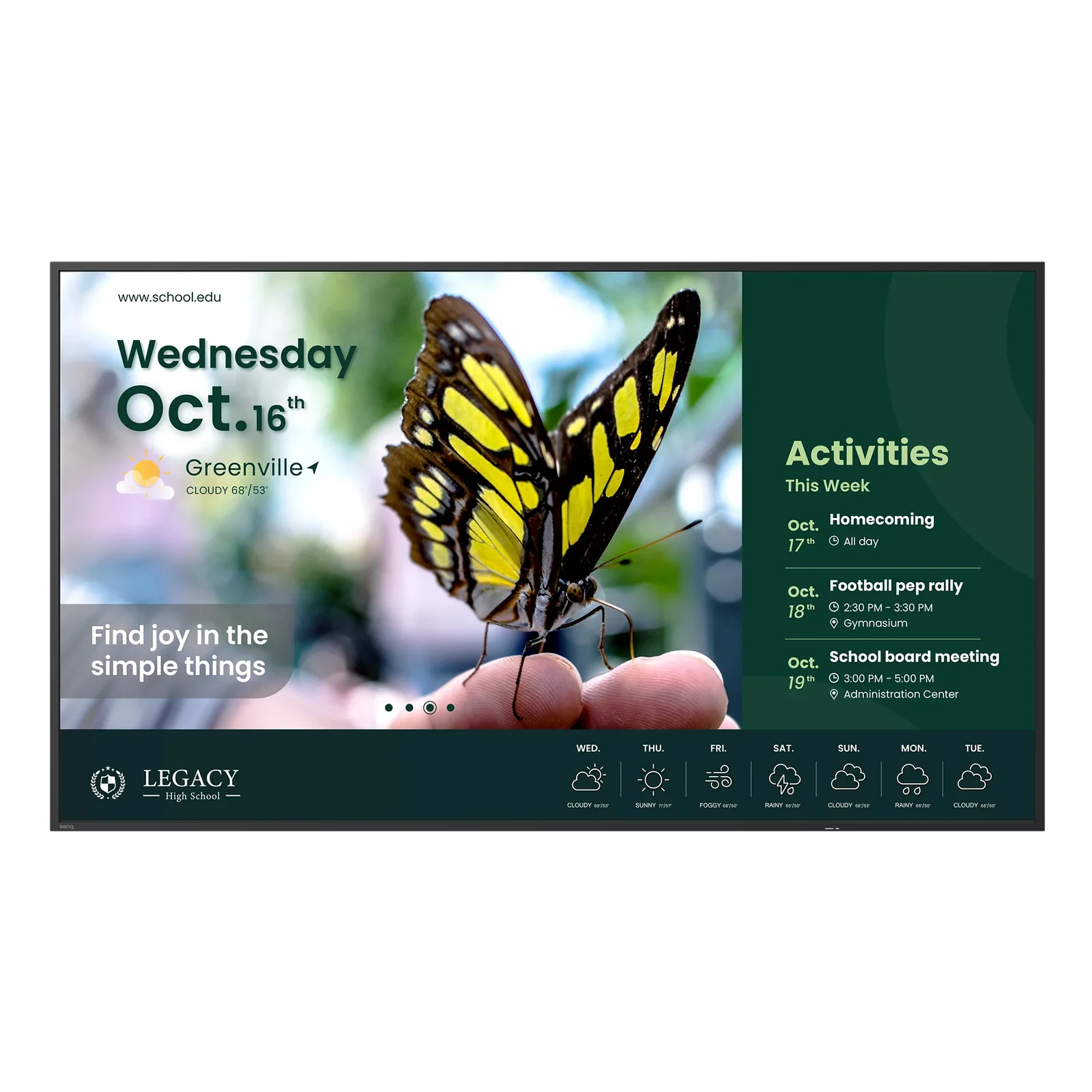 ST5504 Écran plat de signalisation numérique 139,7 cm (55") LCD 350 cd/m² 4K Ultra HD Noir Intégré dans le processeur Android 18/7