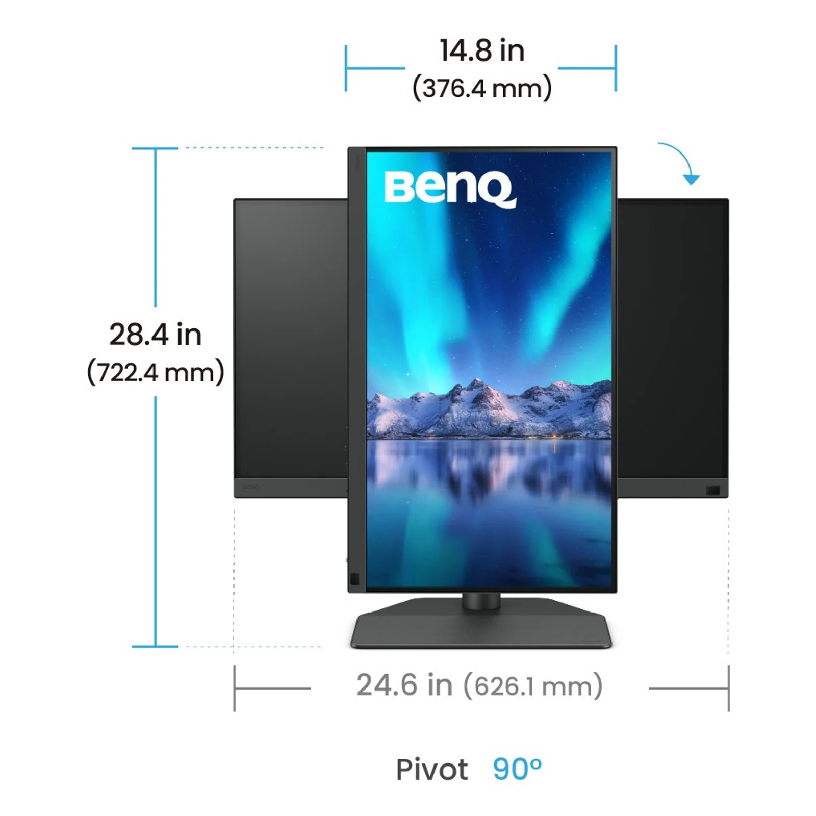 BenQ SW242Q écran plat de PC 61,2 cm (24.1") 2560 x 1600 pixels WQXGA LED Noir