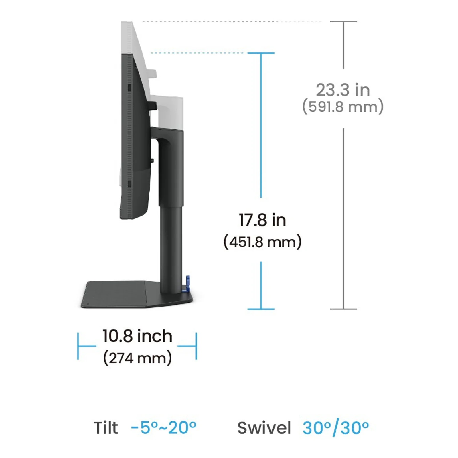 BenQ SW242Q écran plat de PC 61,2 cm (24.1") 2560 x 1600 pixels WQXGA LED Noir
