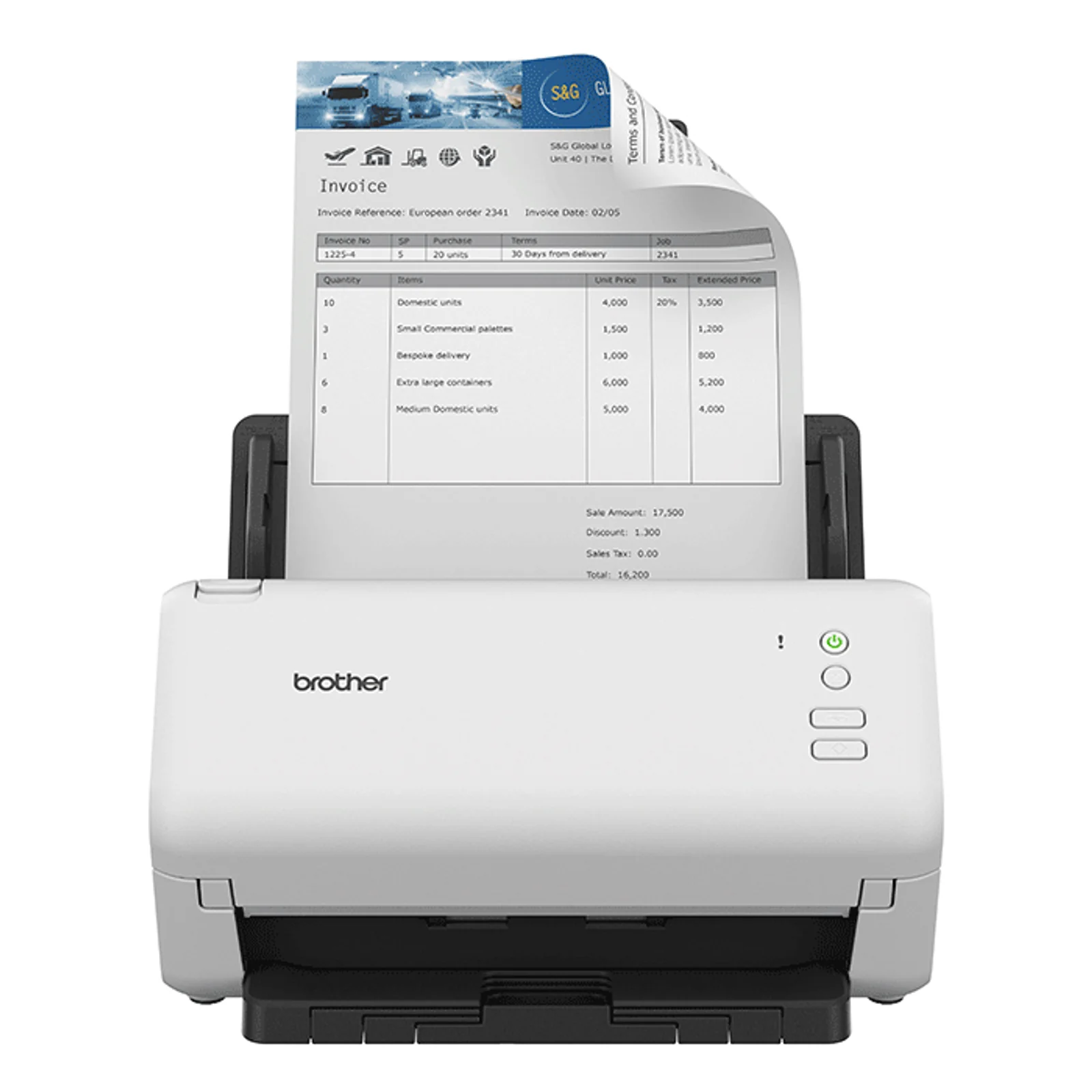 ADS-4100 scanner de documents recto verso 35 ppm