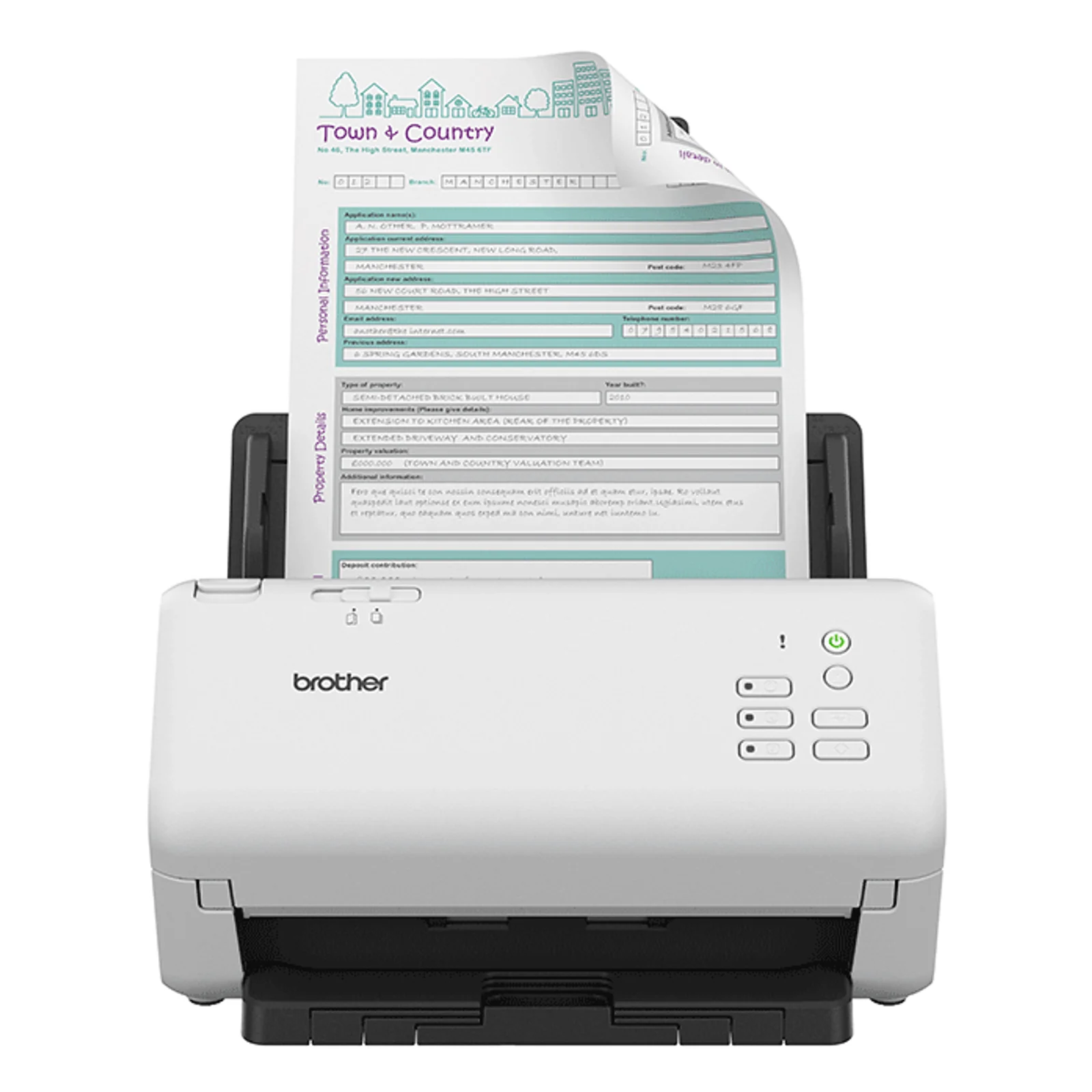 ADS-4300N scanner bureautique recto verso