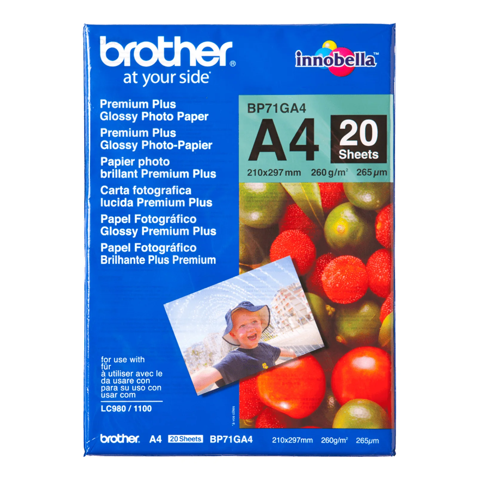 BP-71GA4 Papier photo brillant A4 20 feuilles