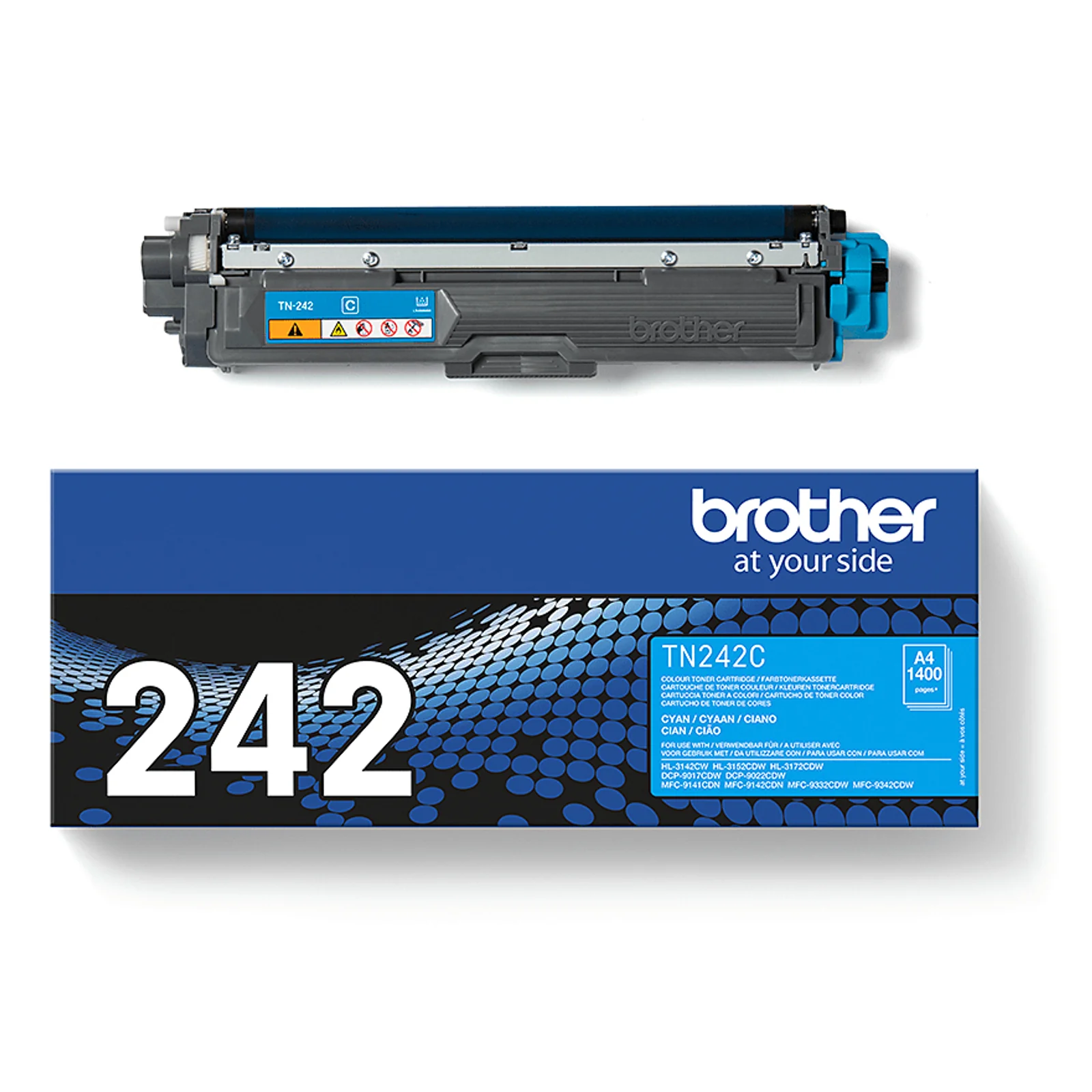 Brother Cartouche de toner TN-242C originale – Cyan