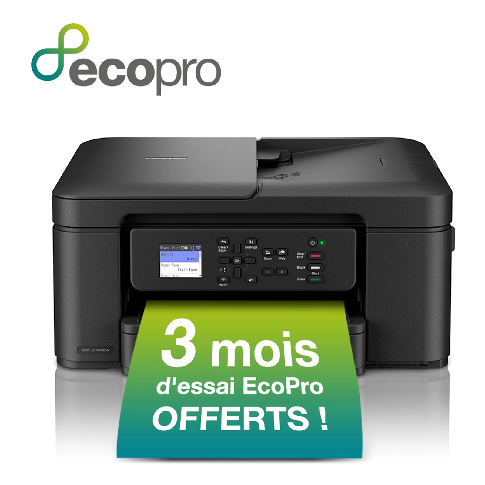DCP-J1360DW Multifonction jet encre 3-en-1