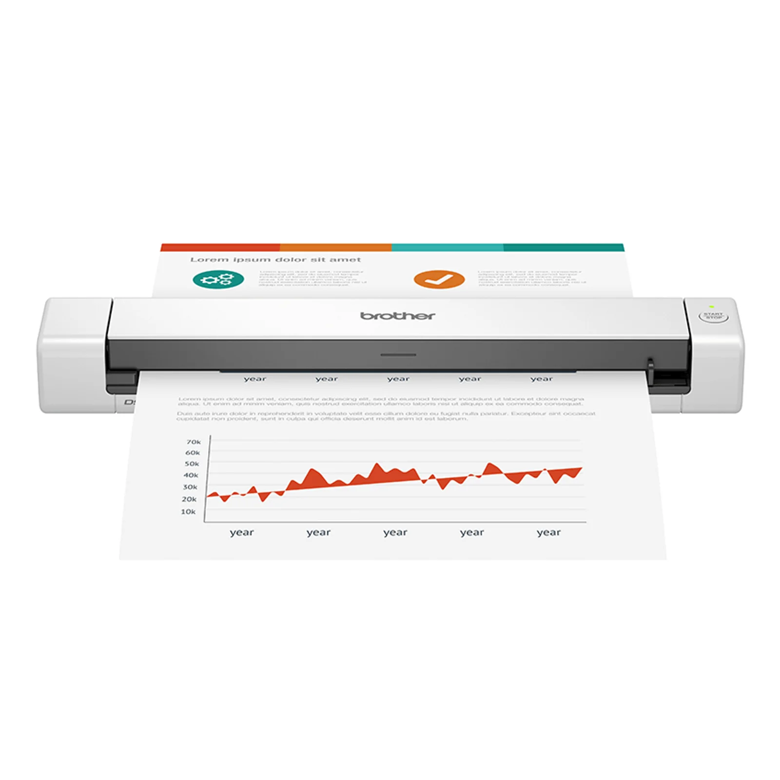 DS-640 scanner mobile de documents A4 USB 3.0