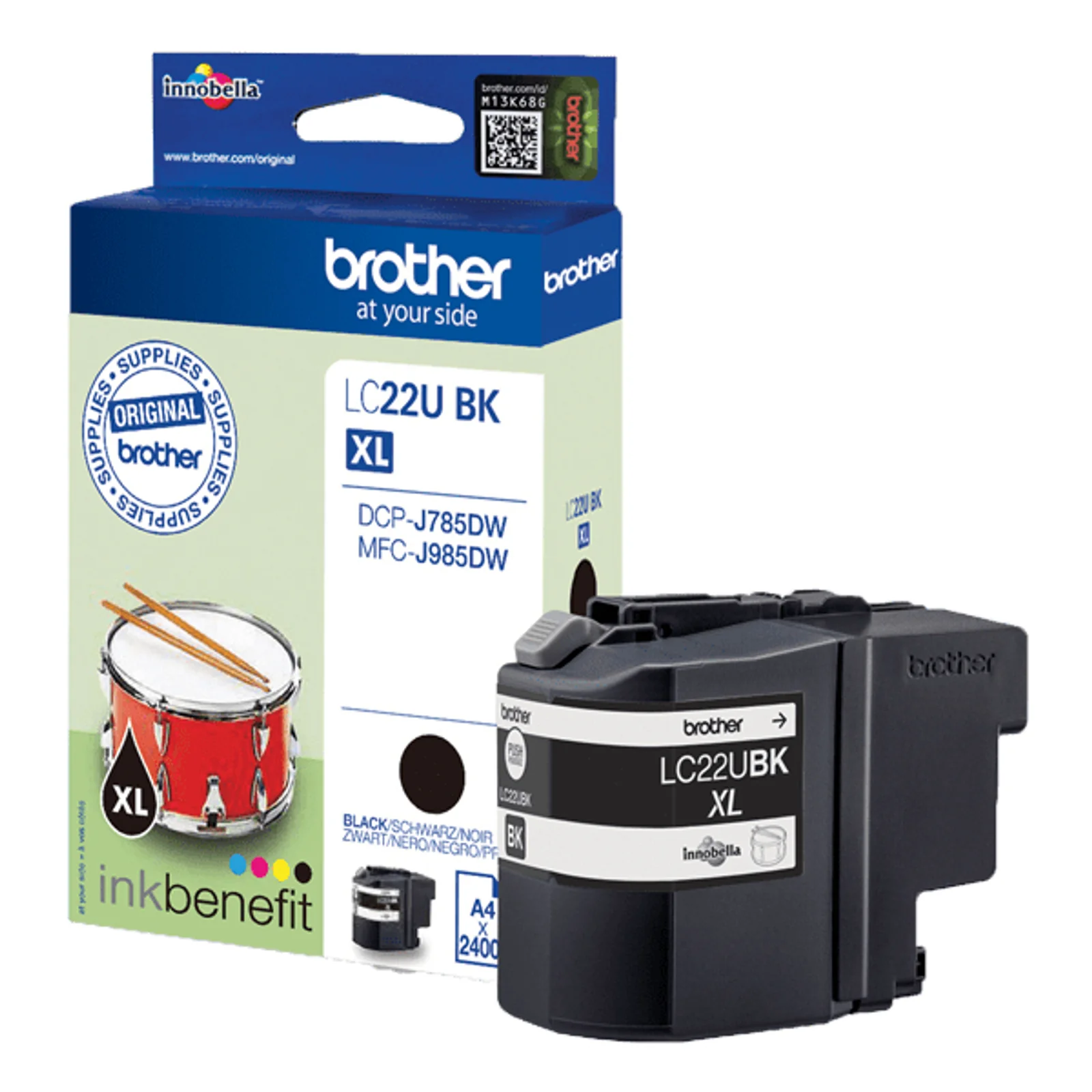 LC22UBK cartouche encre noire XL DCP MFC