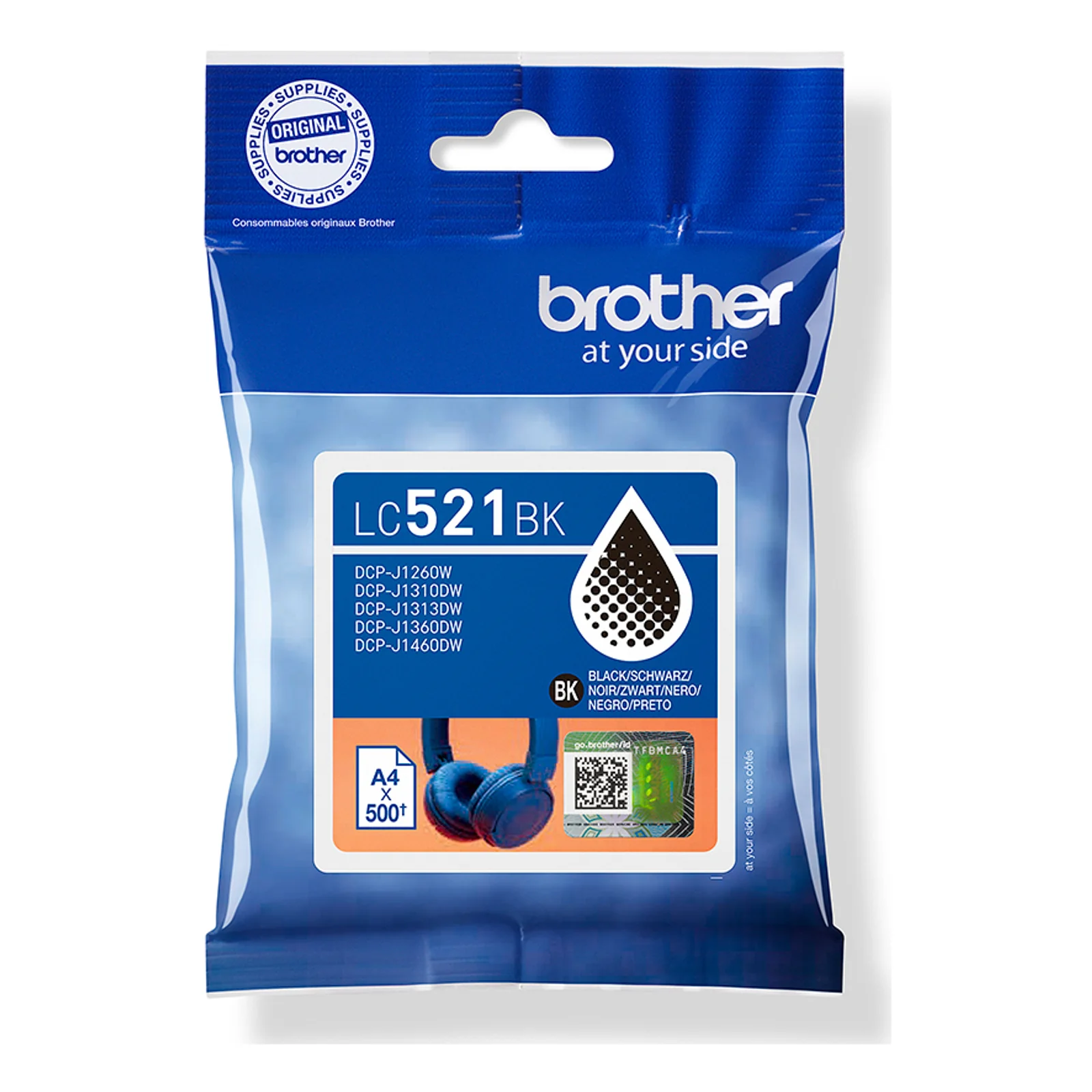 LC521BK cartouche encre noire originale DCP-J1260W