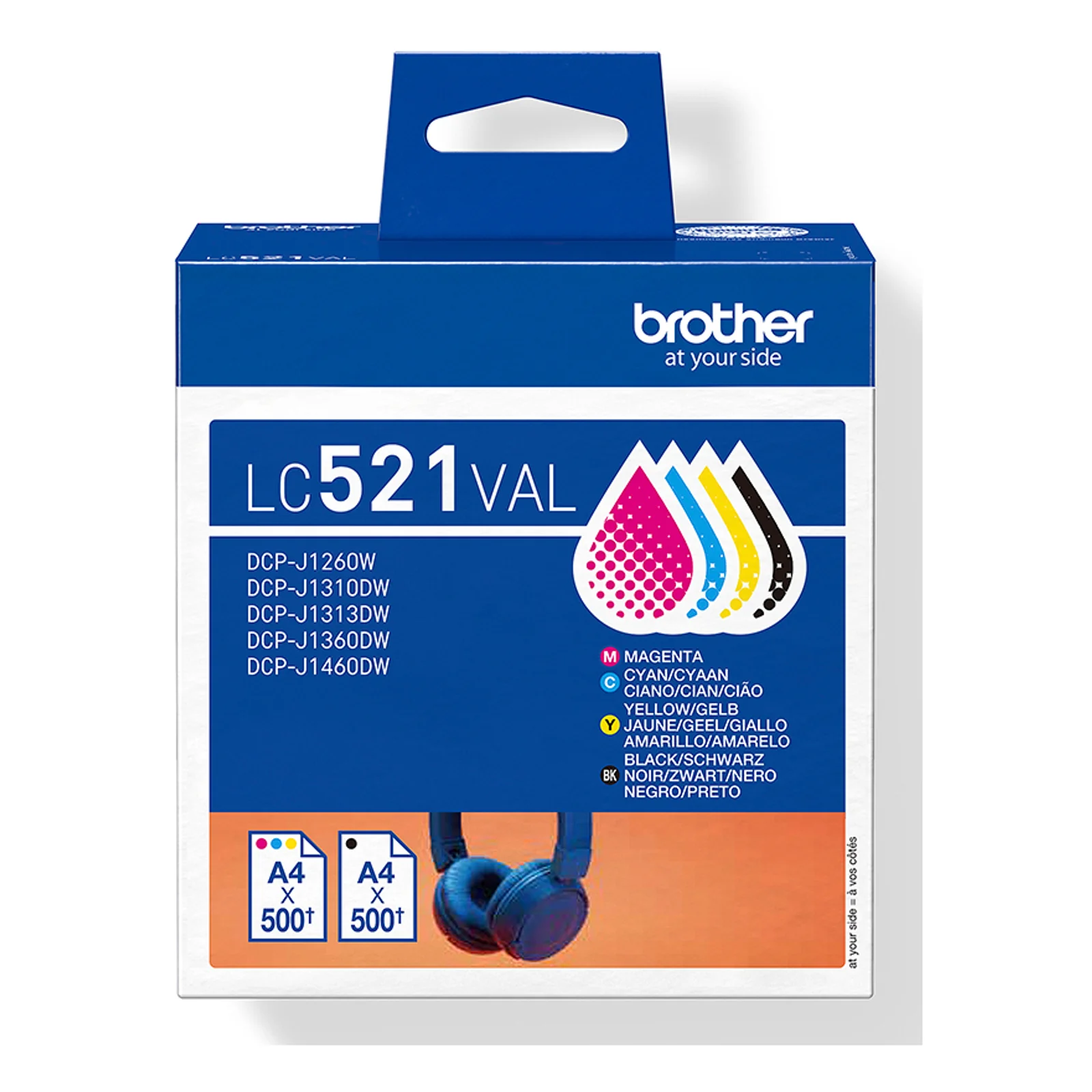 LC521VAL Multipack 4 cartouches encre