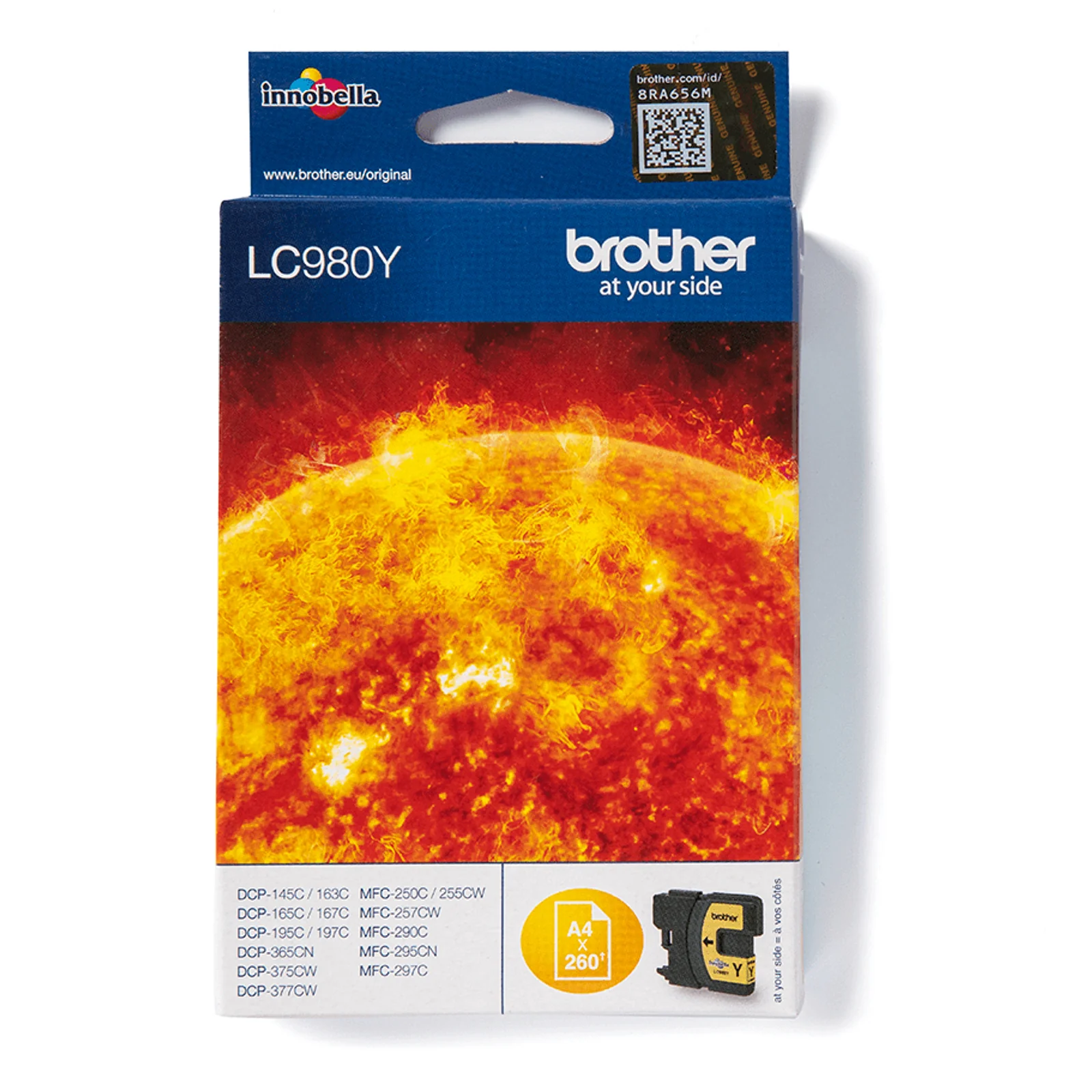 Brother LC980Y - Cartouche d'encre originale – Jaune