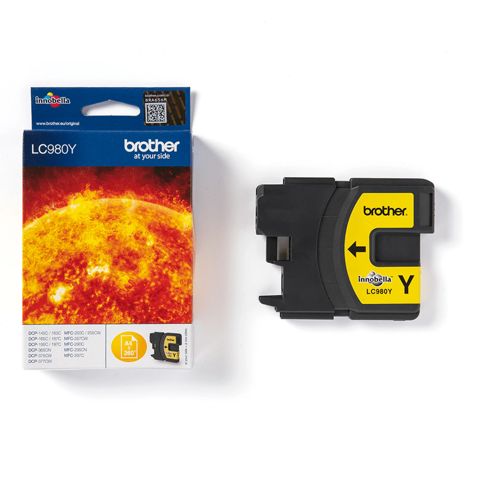 Brother LC980Y - Cartouche d'encre originale – Jaune