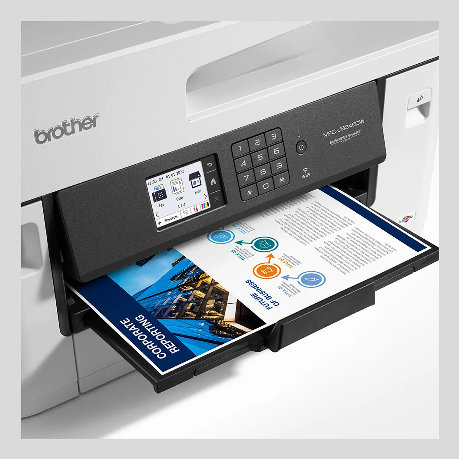 Brother MFC-J5345DW imprimante multifonction Jet d'encre A3 4800 x 1200 DPI 28 ppm Wifi