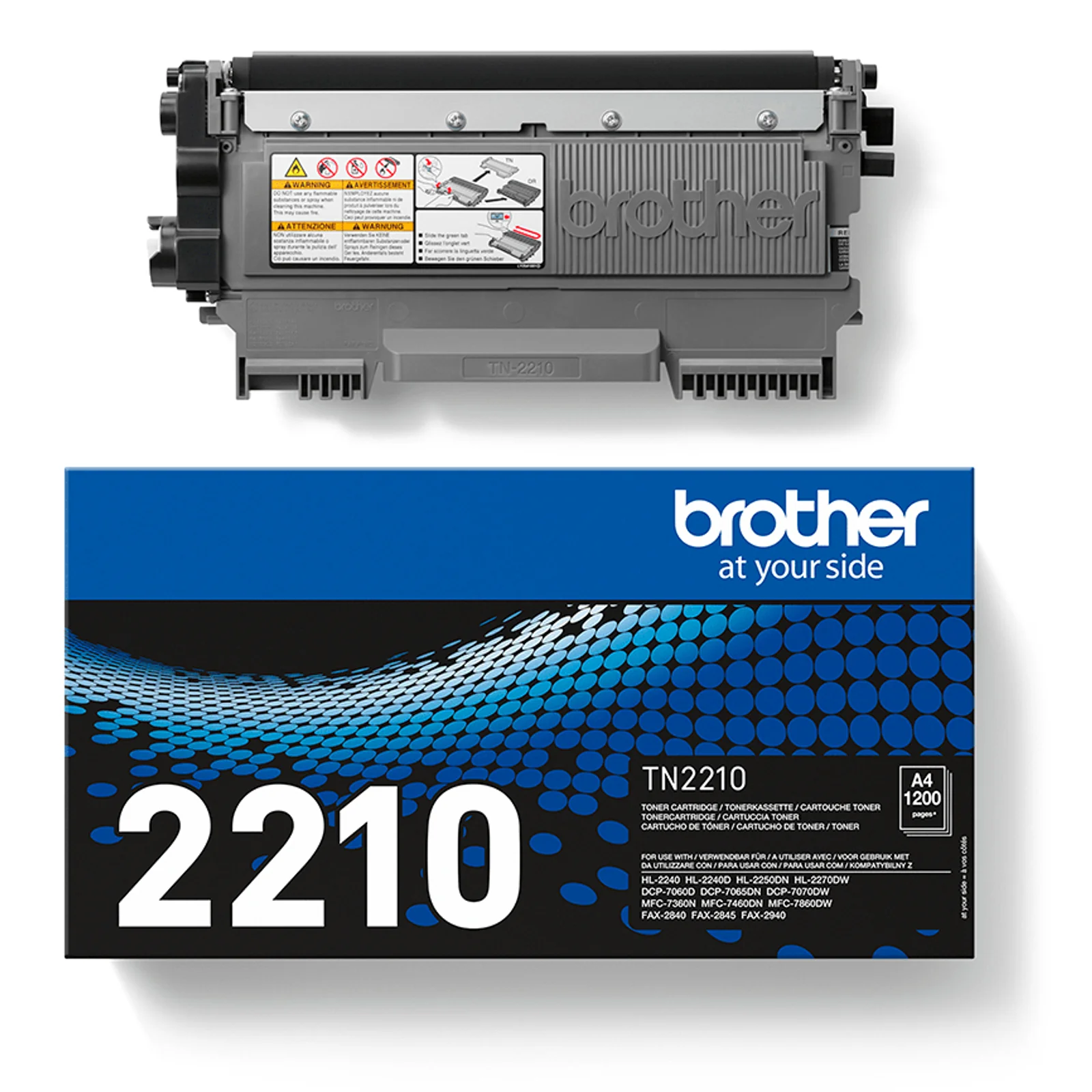 Brother TN-2210 - Cartouche de toner originale – Noir