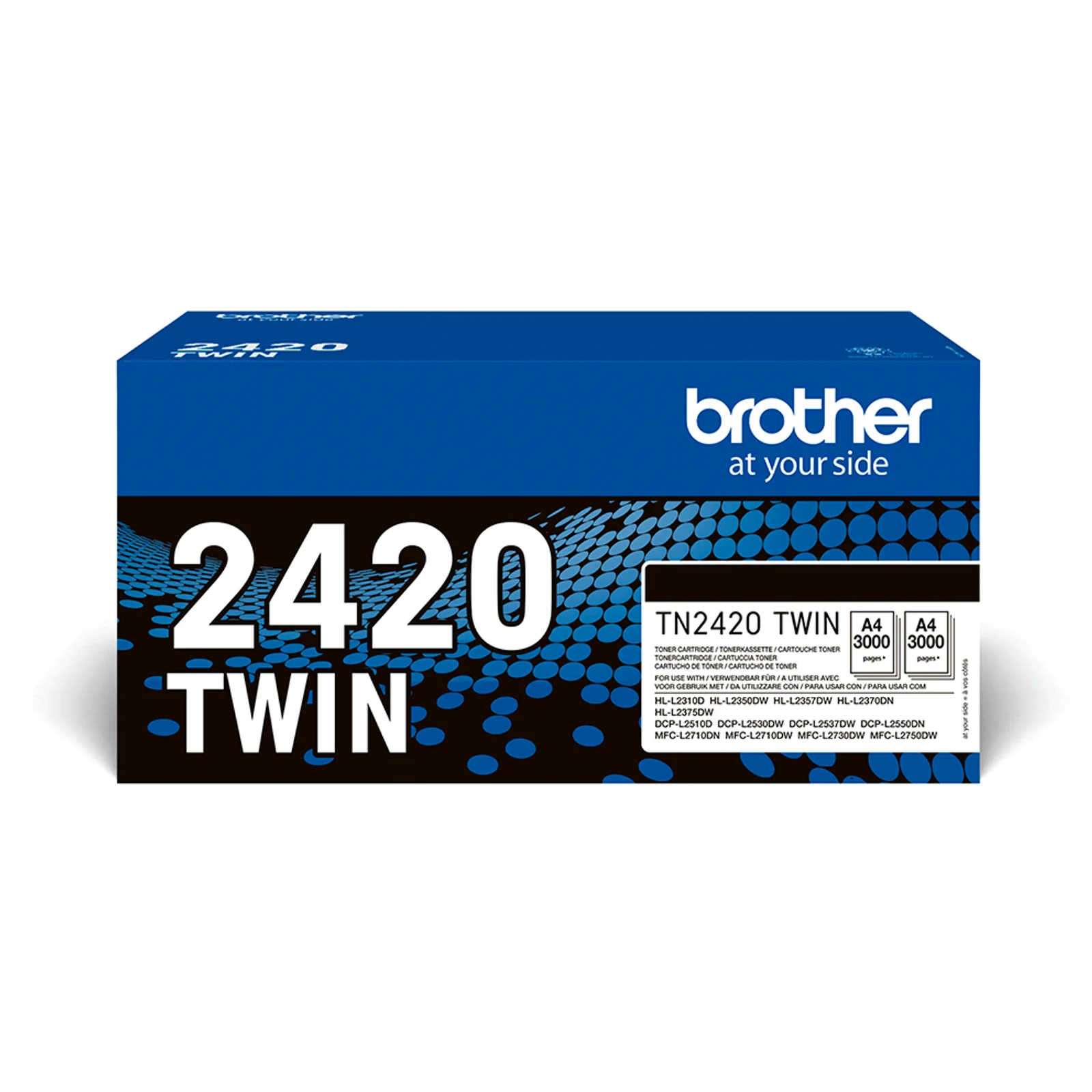 TN-2420TWIN pack 2 toners noir haute capacité 6000 pages