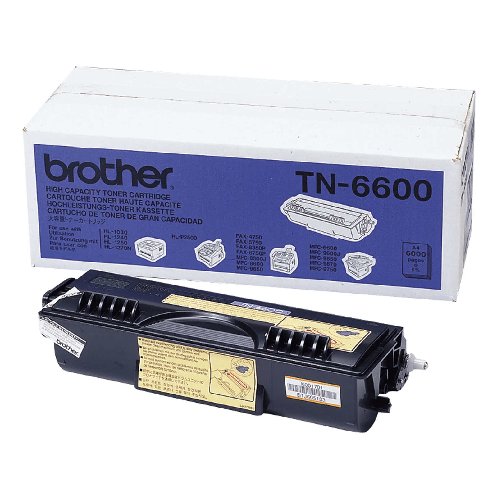 TN-6600 toner noir haute capacité 6 000 pages