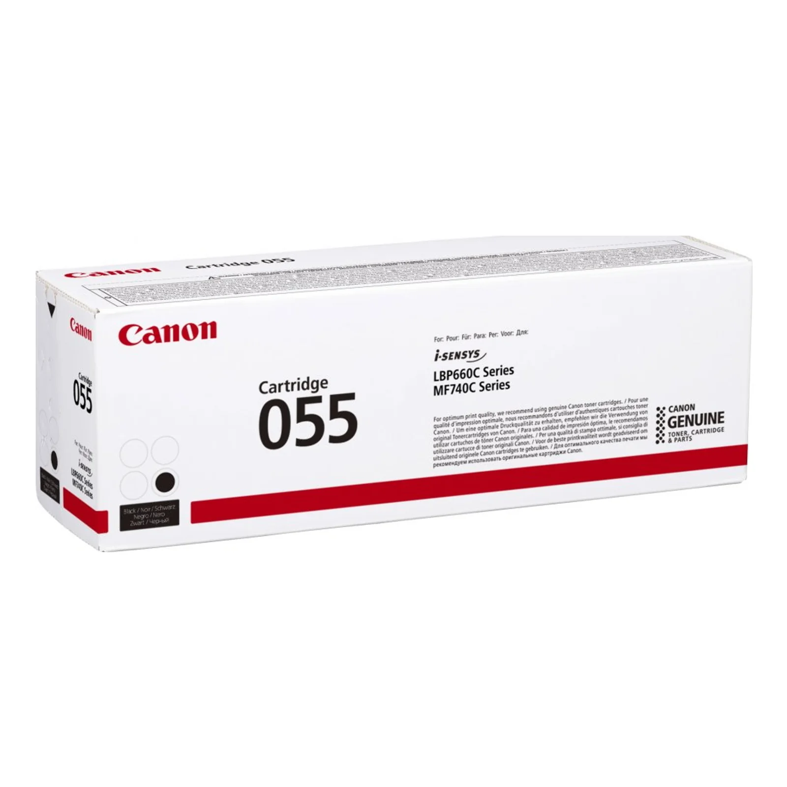 055 Cartouche de toner noir d'origine