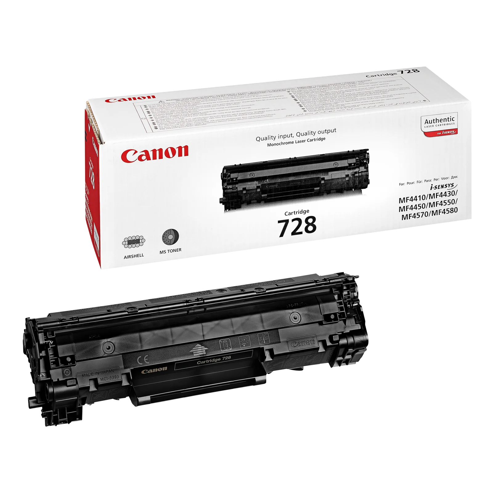 Cartouche toner 728 noir 2 100 pages