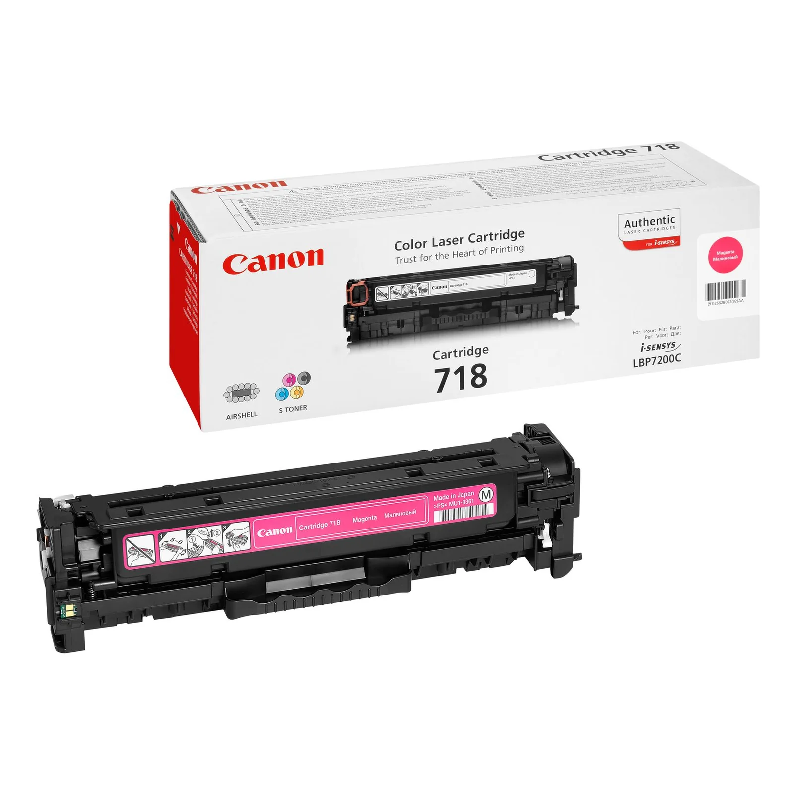 CRG-718 M toner magenta 2900 pages LBP7200 MF8330