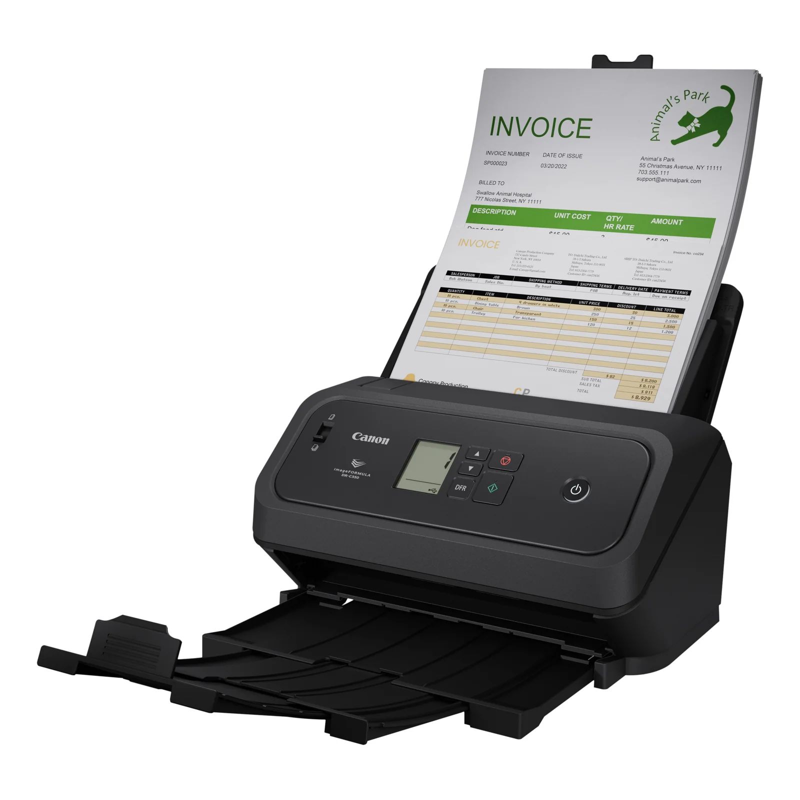 imageFORMULA DR-C340 scanner ADF A4 recto verso 40 ppm