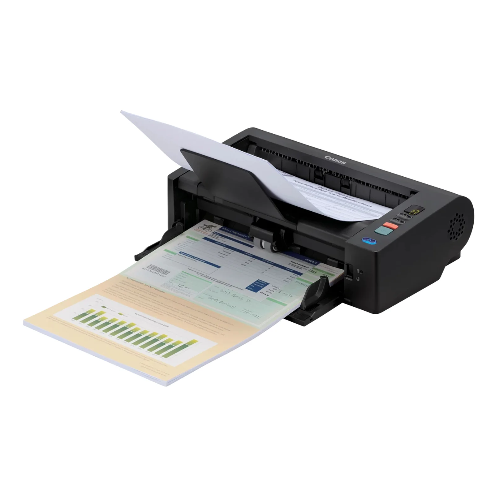 imageFORMULA DR-M140II Chargeur automatique de documents + Scanner à feuille 600 x 600 DPI A4 Noir