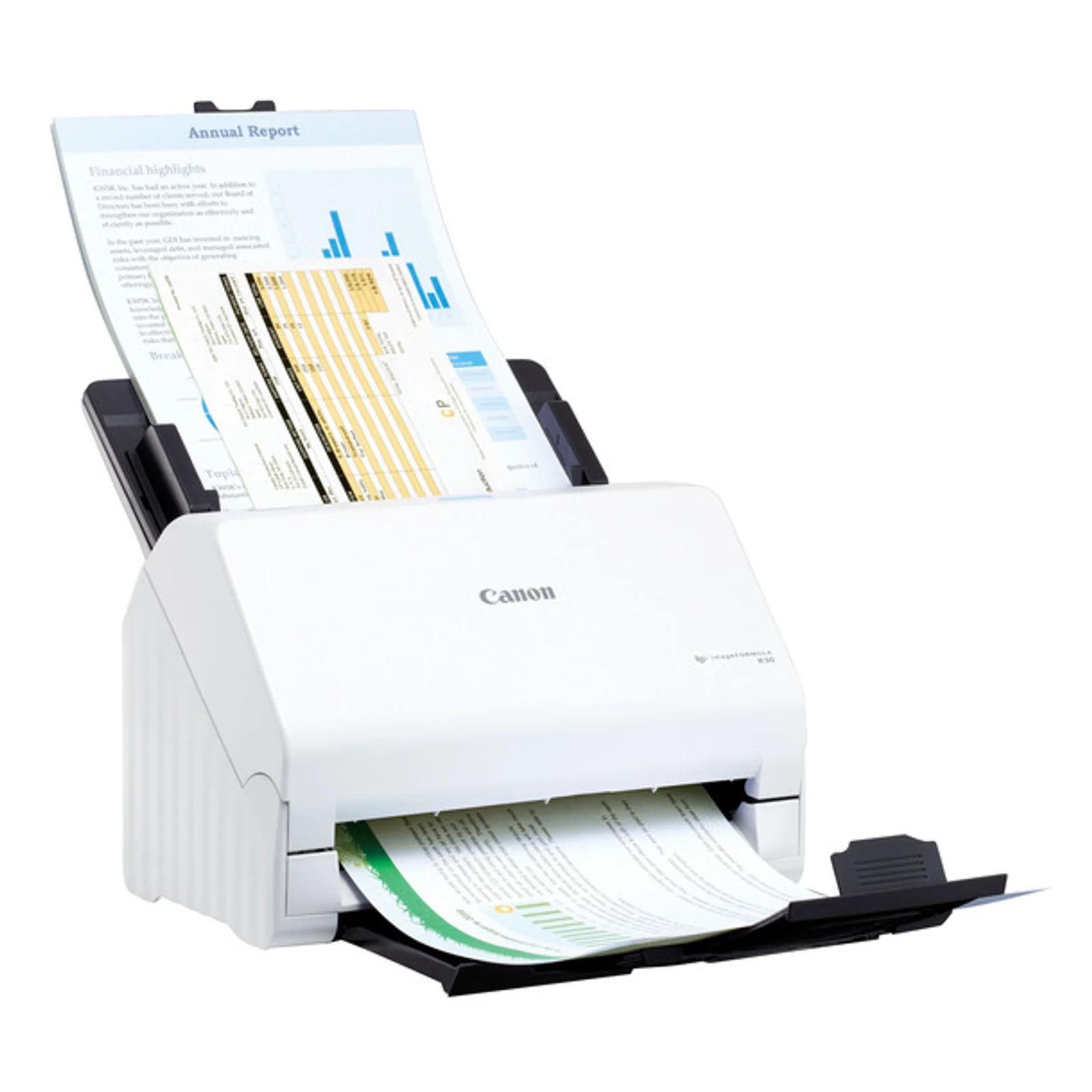 Canon imageFORMULA R30 Chargeur automatique de documents + Scanner à feuille 600 x 600 DPI A4 Blanc