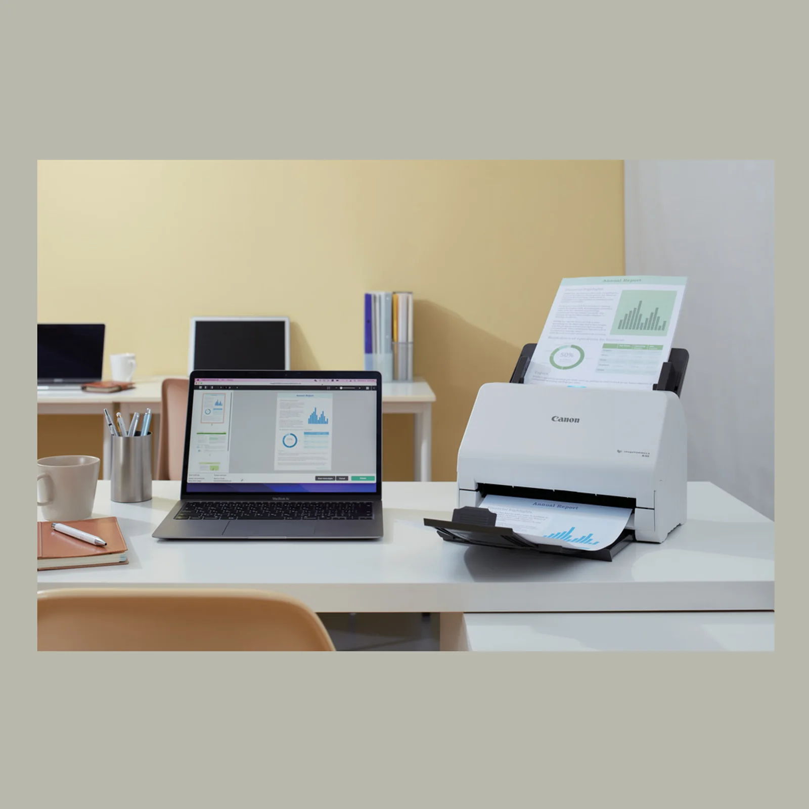 Canon imageFORMULA R30 Chargeur automatique de documents + Scanner à feuille 600 x 600 DPI A4 Blanc