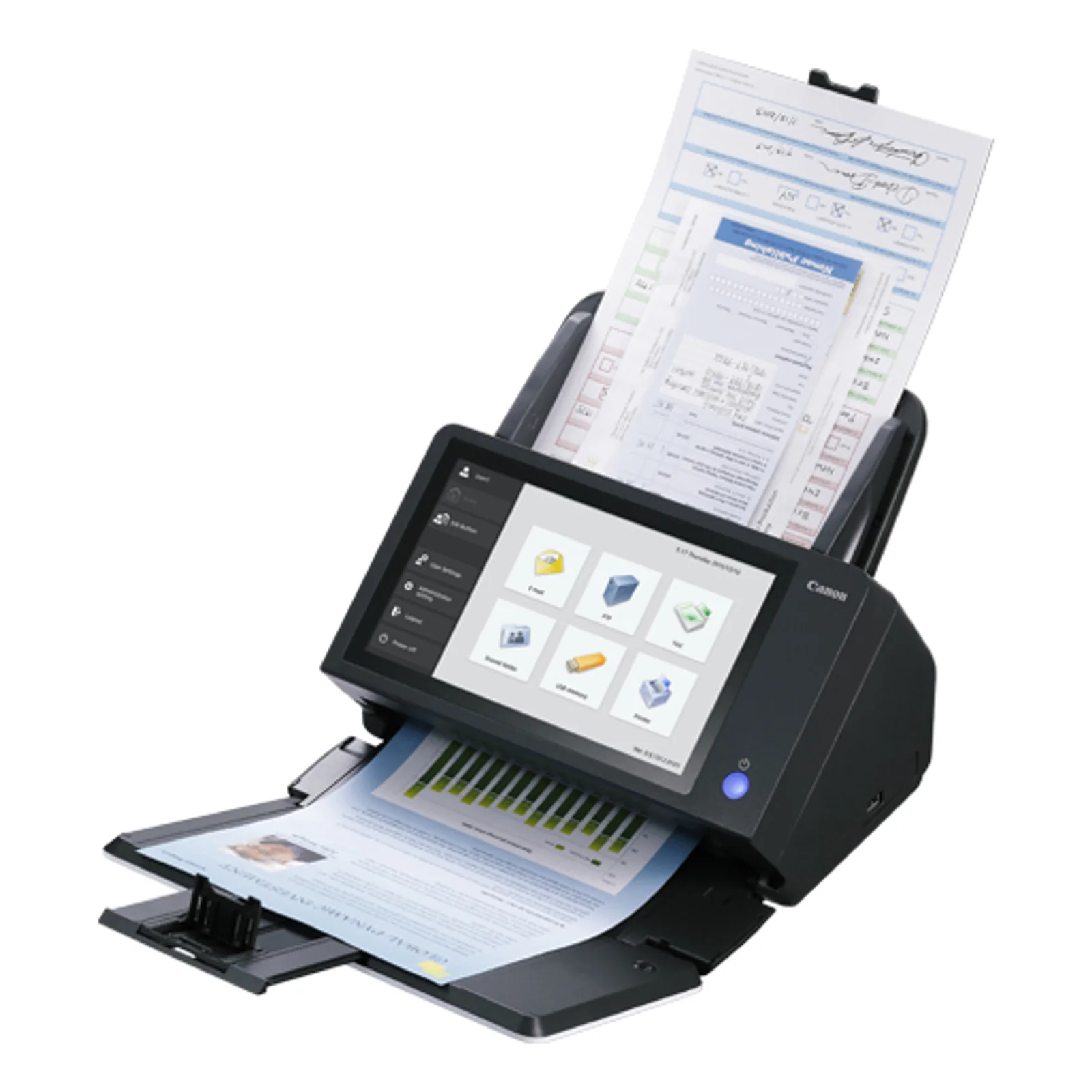 Canon imageFORMULA ScanFront 400 Scanner ADF 600 x 600 DPI A4 Noir, Blanc