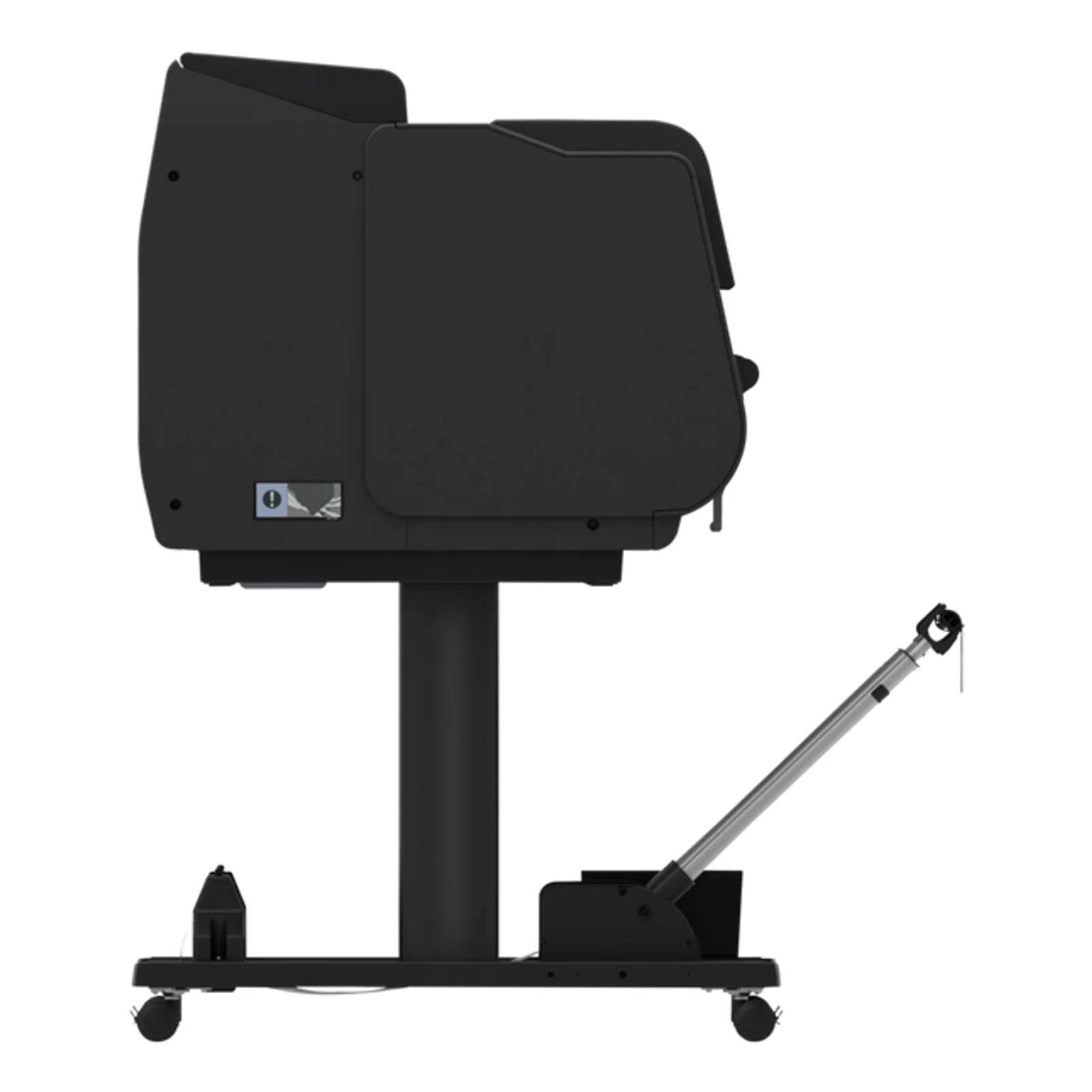 Vue de profil arrière du Canon PRO-2600 avec dérouleur métallique de rouleau papier