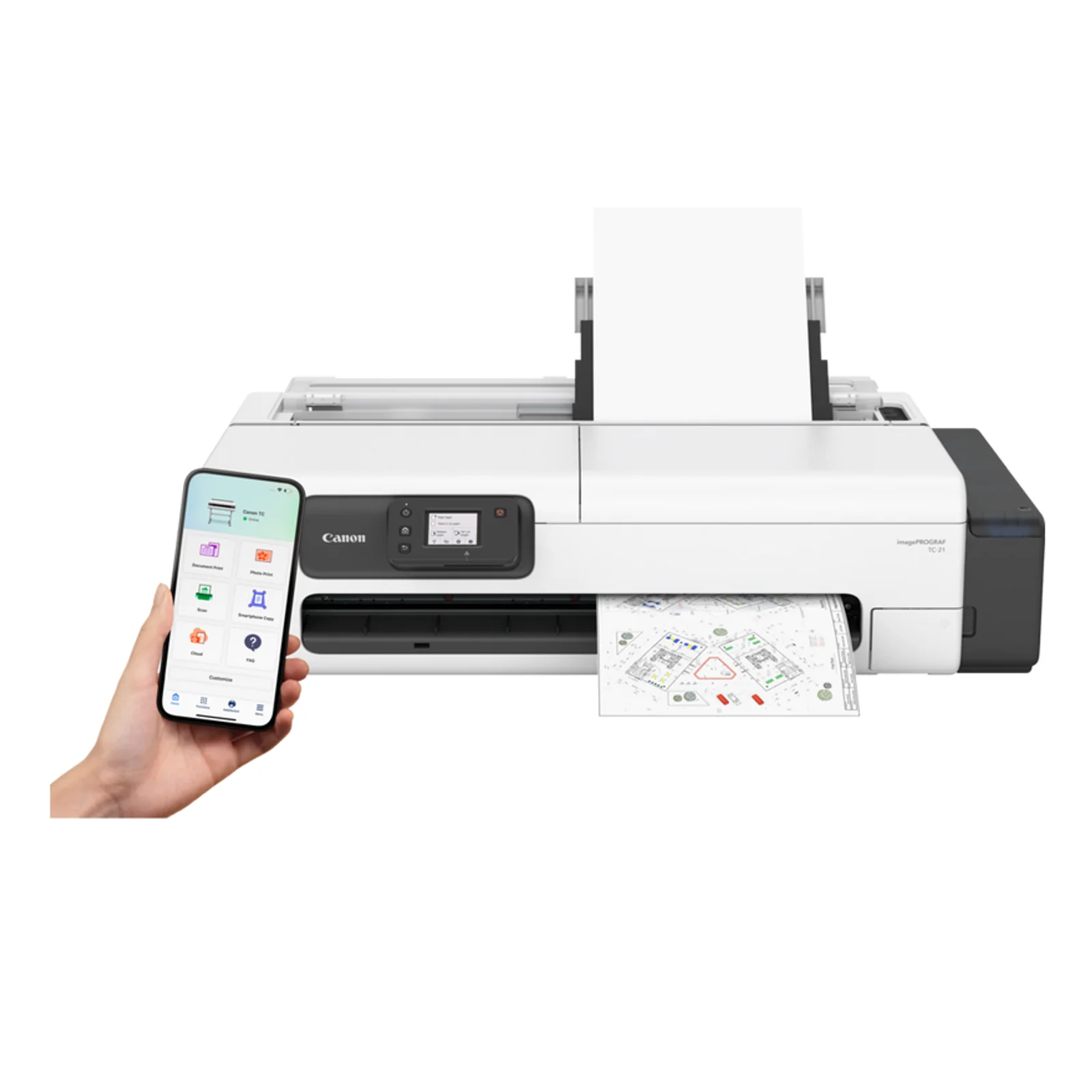 Canon imagePROGRAF TC-21 imprimante grand format Wifi Jet d'encre Couleur 2400 x 1200 DPI A1 (594 x 841 mm) Ethernet/LAN