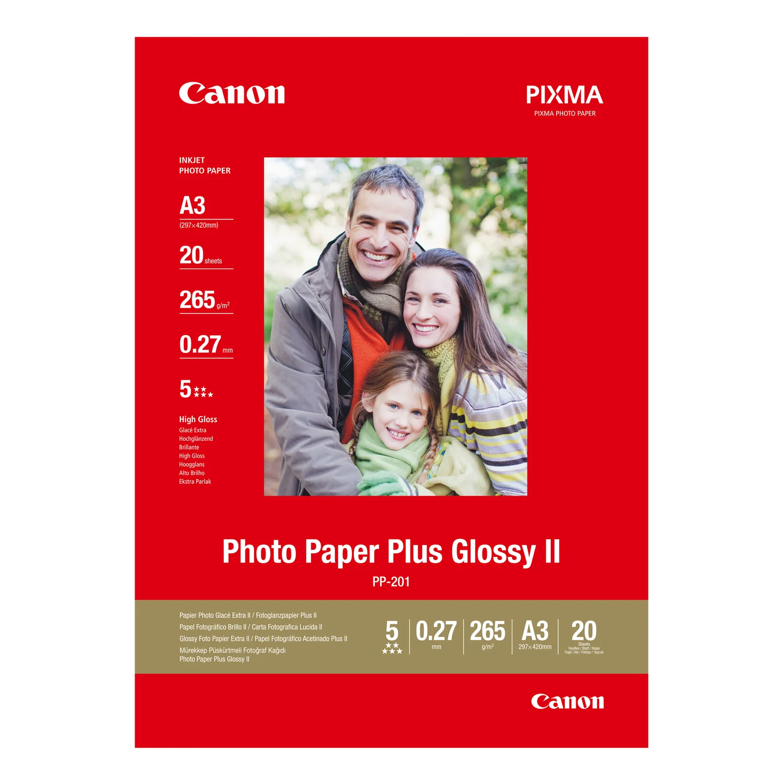 Papier photo brillant extra II A3 PP-201 - 20 feuilles