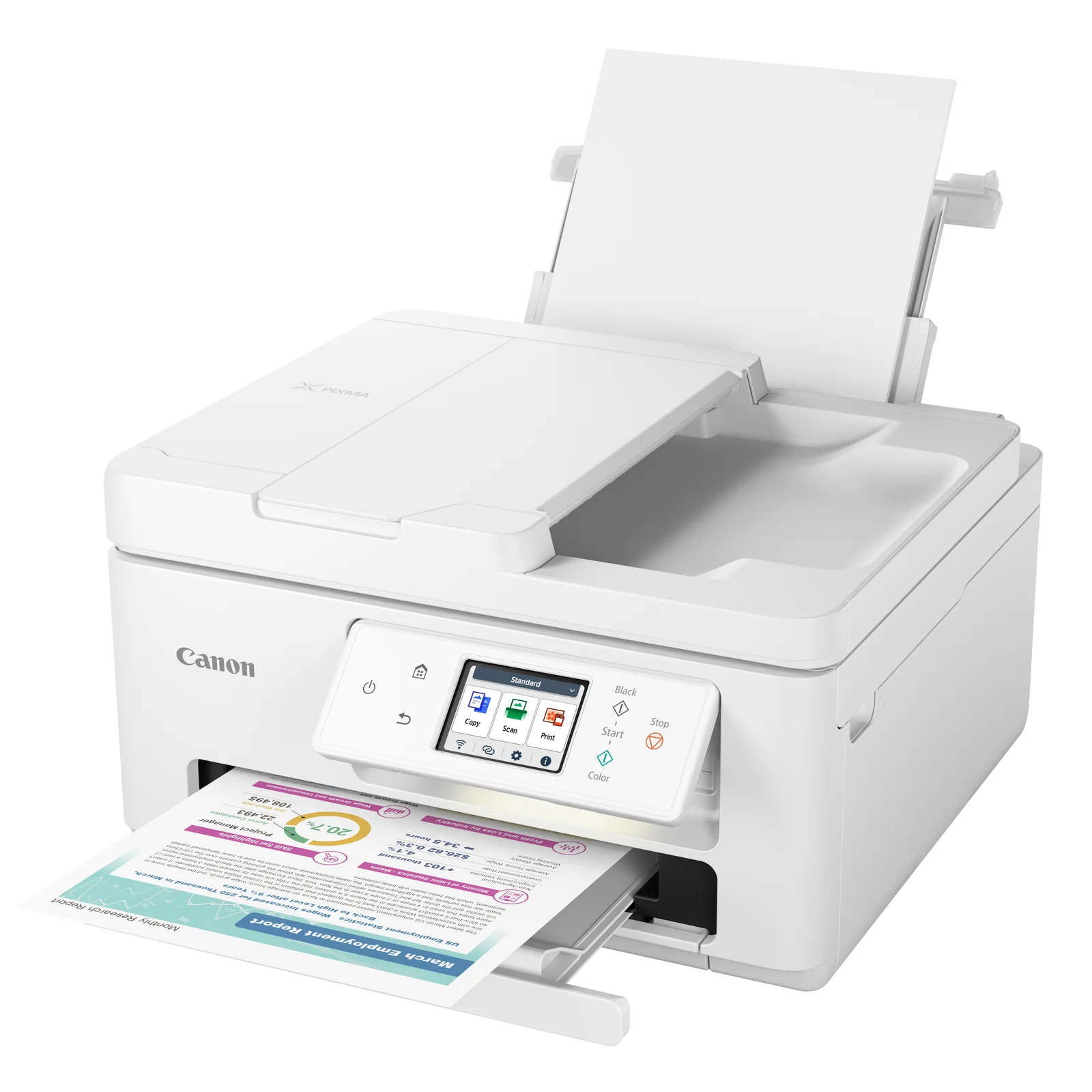 Imprimante Canon PIXMA TS7750i vue de profil